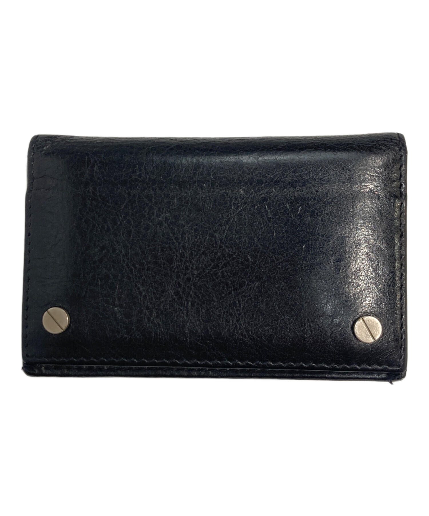 バレンシアガ　カードケース　中古 中古・古着通販】BALENCIAGA (バレンシアガ) カードケース ブラック