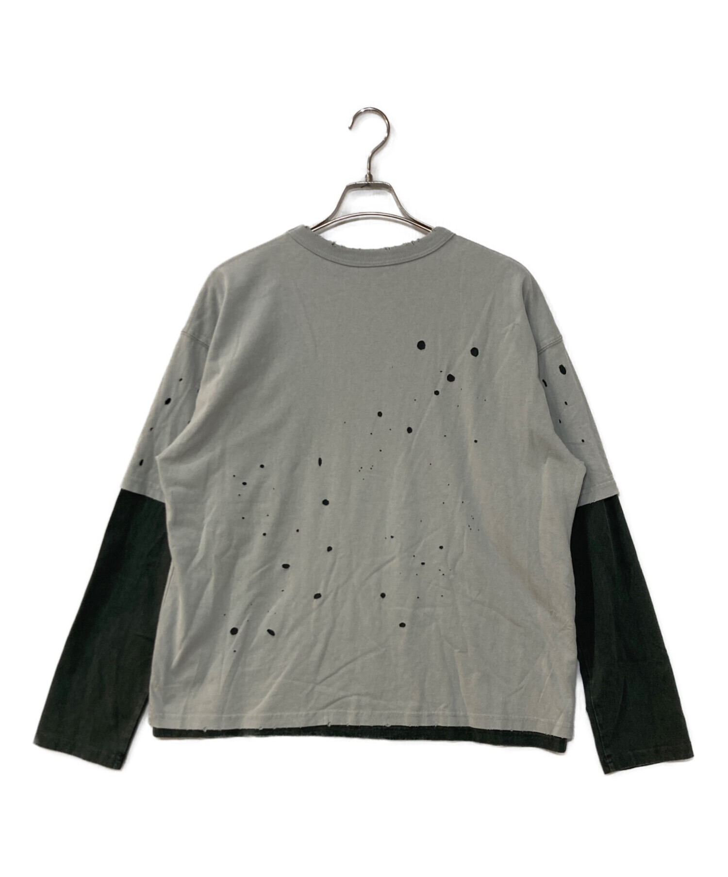 中古・古着通販】BEAMS (ビームス) Layered Damage Long Sleeve