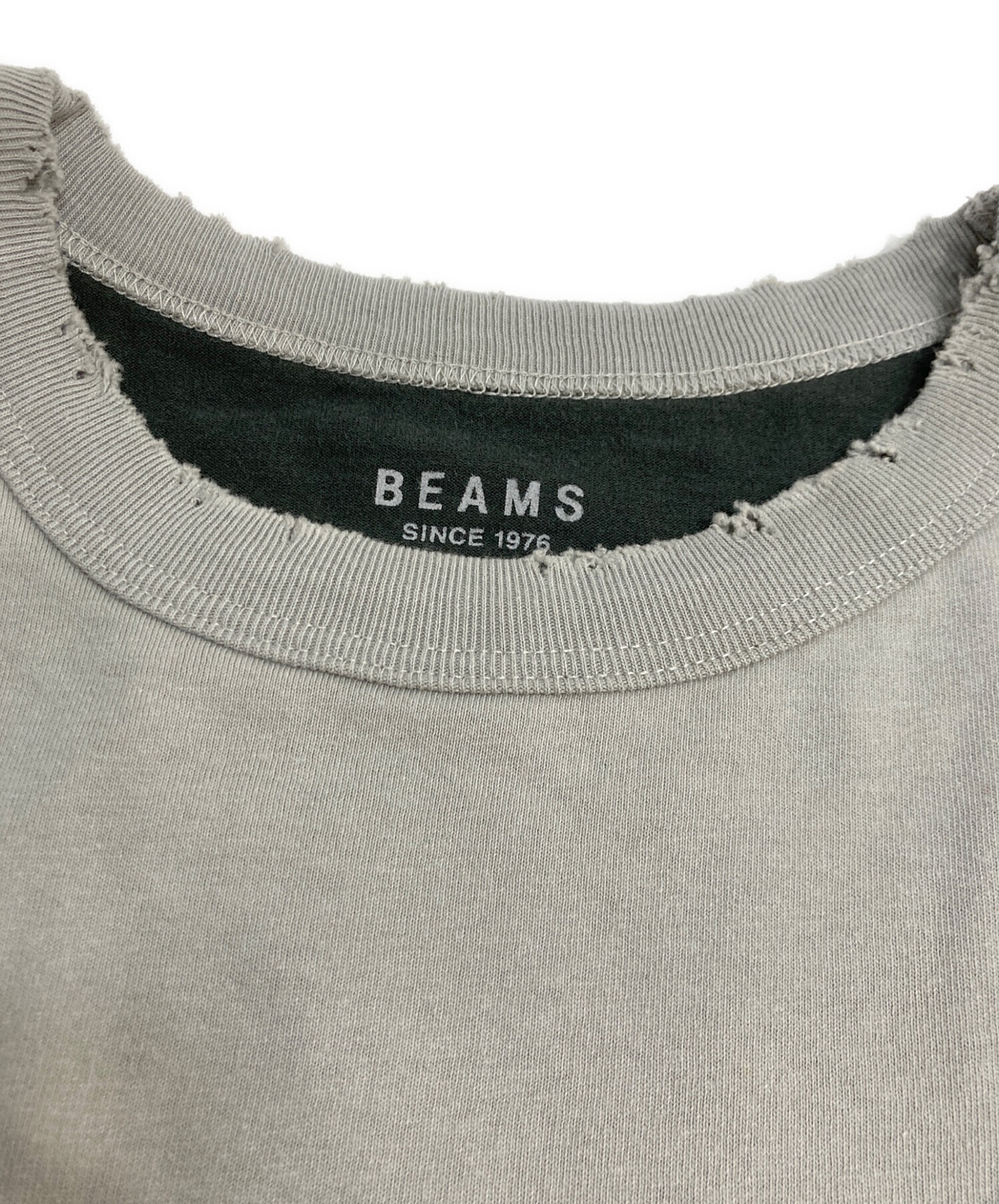 中古・古着通販】BEAMS (ビームス) Layered Damage Long Sleeve