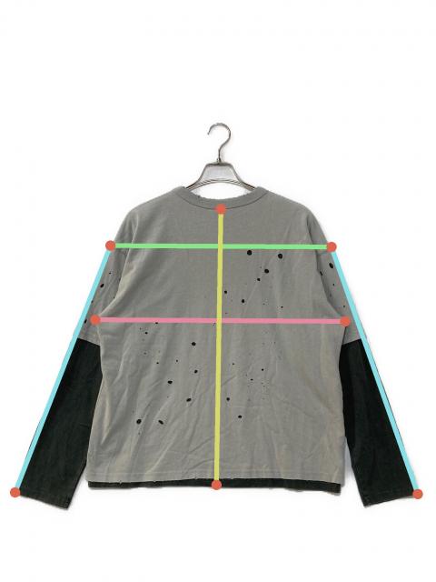 中古・古着通販】BEAMS (ビームス) Layered Damage Long Sleeve
