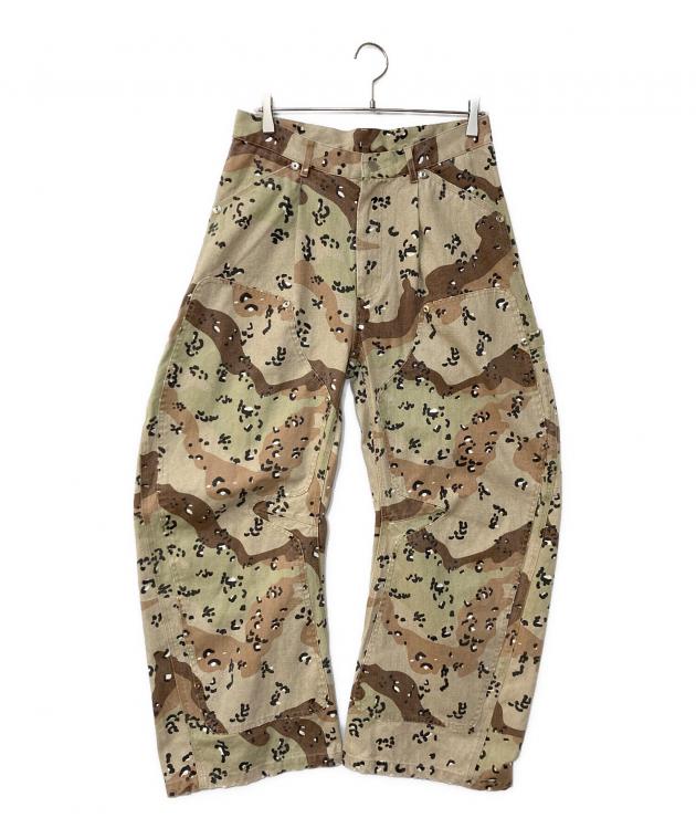 中古・古着通販】CONZ (コンズ) CAMO DUCK DOUBLE KNEE CURVED LEG