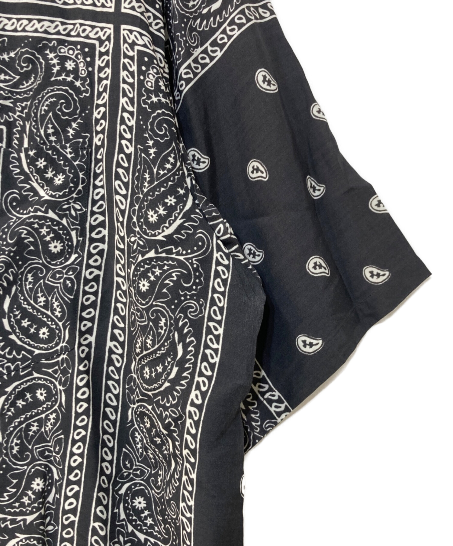 中古・古着通販】UNUSED (アンユーズド) bandanna short sleeve shirt