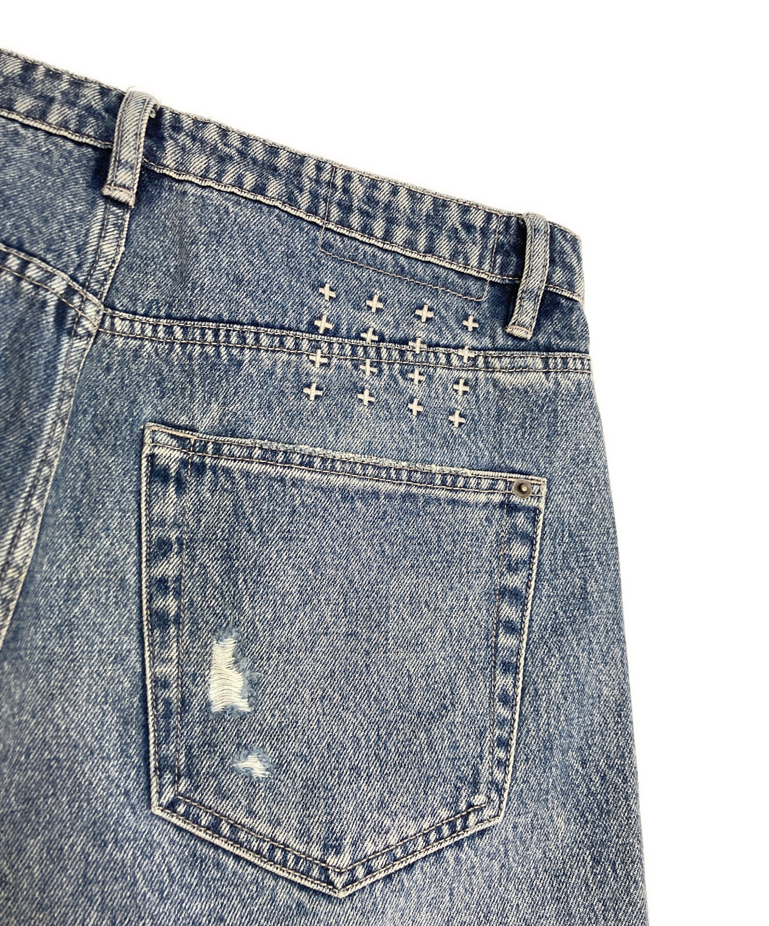 中古・古着通販】Ksubi (スビ) デニムパンツ インディゴ サイズ:不明