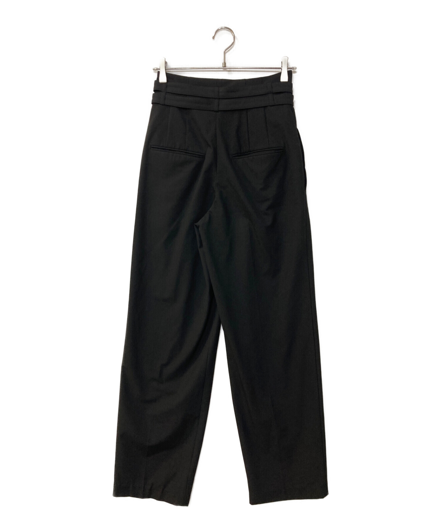 中古・古着通販】CINOH (チノ) DOUBLE BELT TUCK PANTS ダブルベルト