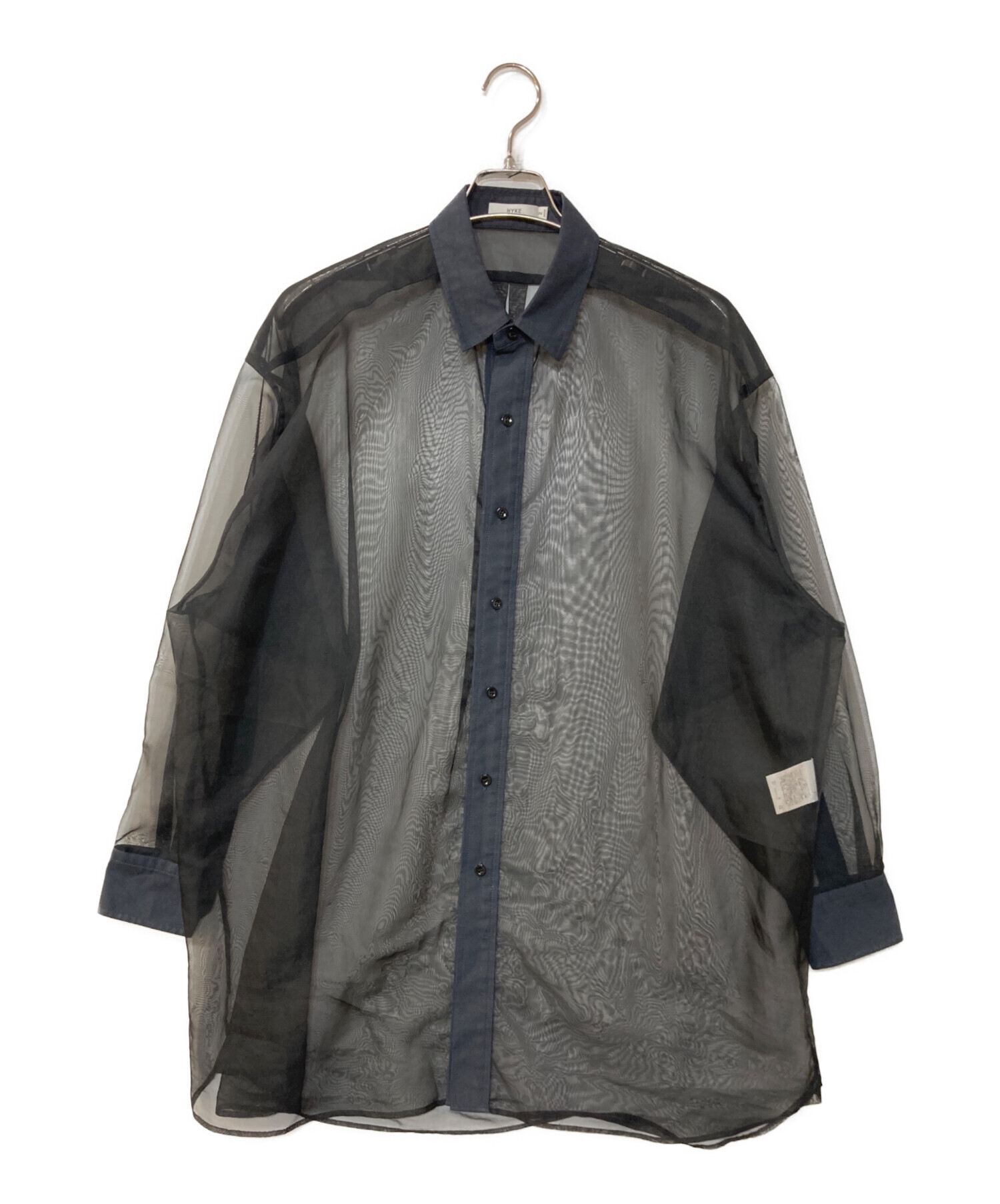 しちゃーど様、専用 中古・古着通販】HYKE (ハイク) OXFORD SHIRT WITH SHEER DETAILING