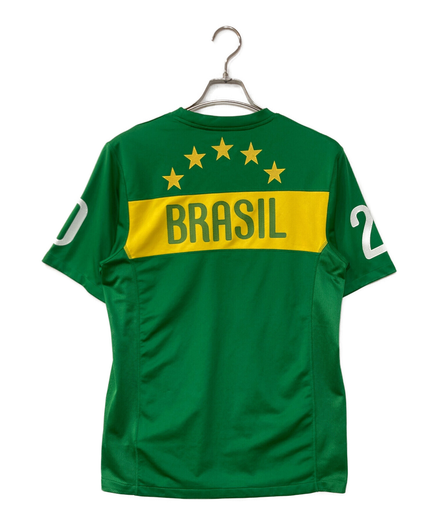 NIKE 激レアブラジル代表 トレーニングシャツ2010 緑 中古・古着通販】NIKE (ナイキ) 2010-11 BRAZIL SHIRT ブラジル代表
