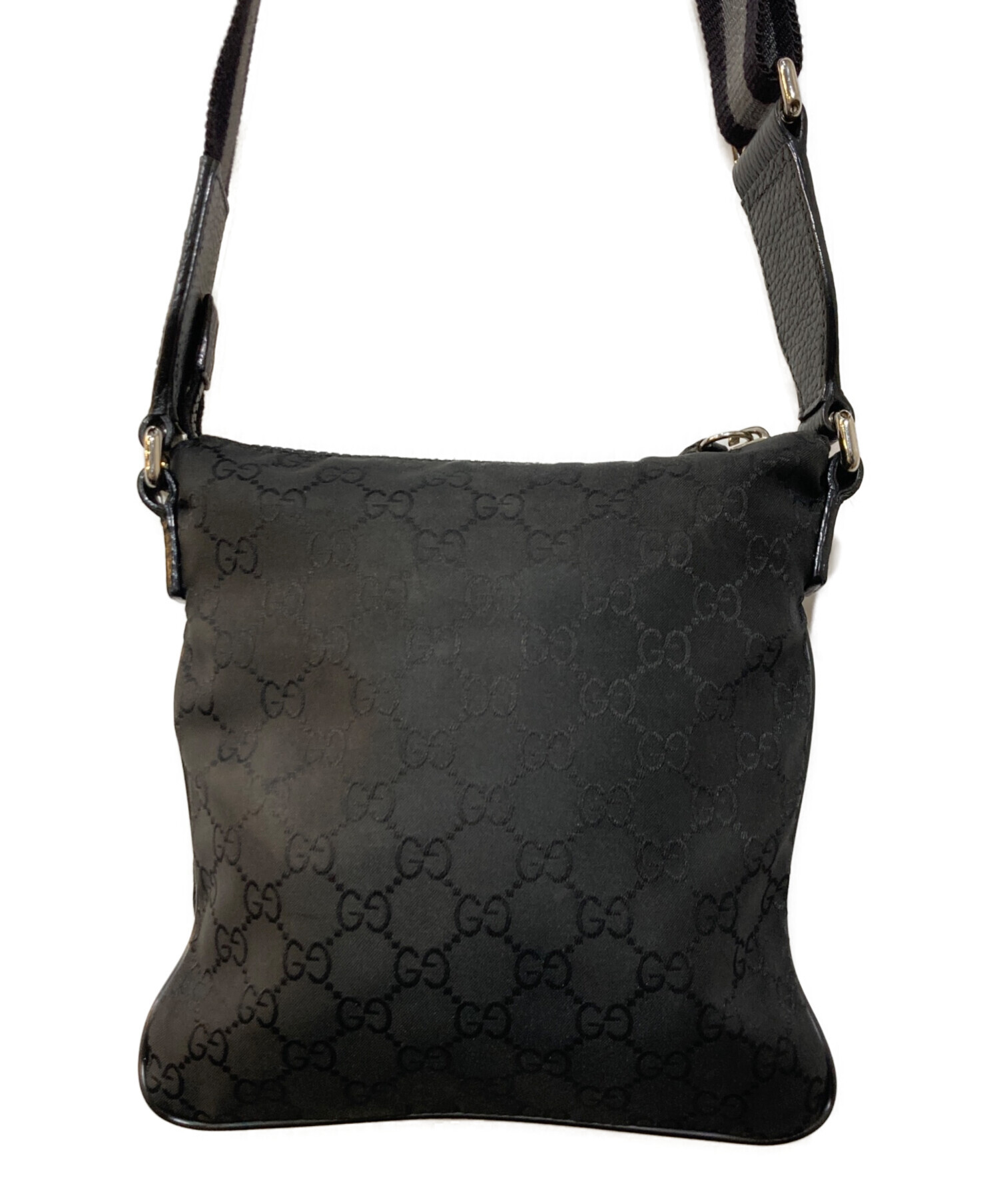 中古・古着通販】GUCCI (グッチ) GGナイロン ショルダーバッグ