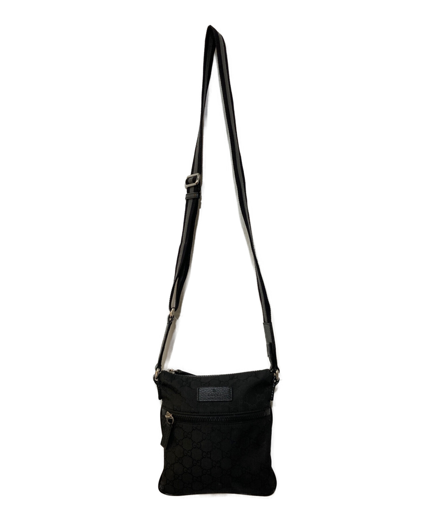 中古・古着通販】GUCCI (グッチ) GGナイロン ショルダーバッグ