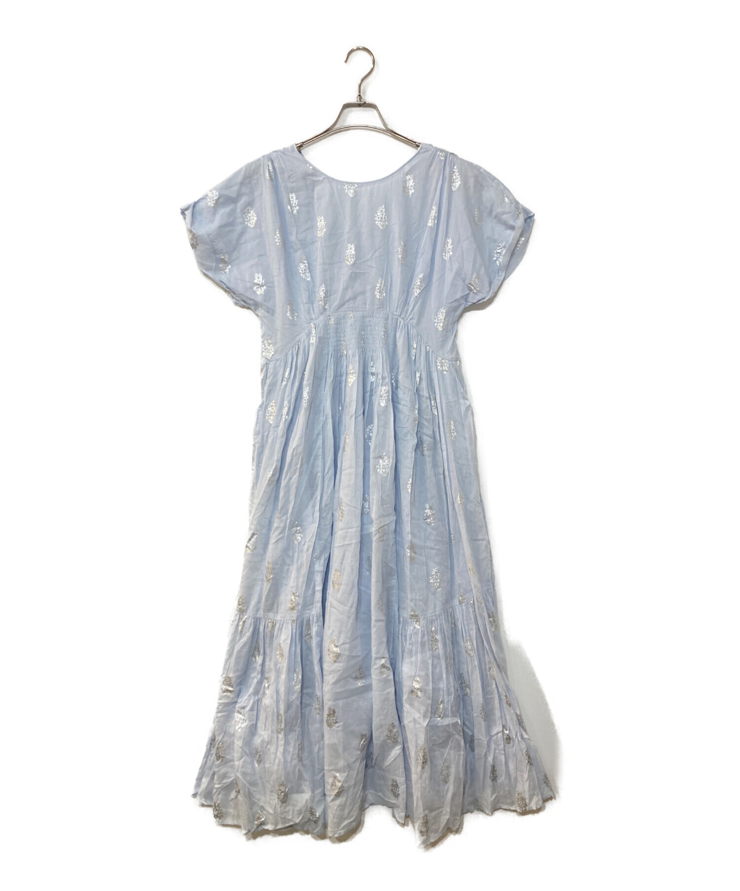 中古・古着通販】ne quittez pas (ヌキテパ) Cotton Voile Foil Flower
