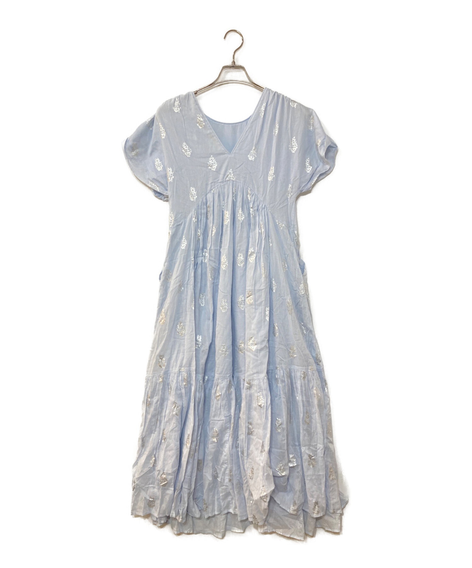 中古・古着通販】ne quittez pas (ヌキテパ) Cotton Voile Foil Flower