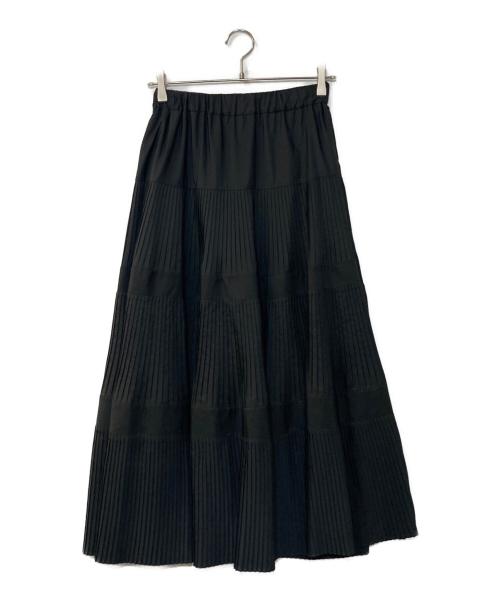【新品】ビアズリー スカート ブラック タグ付き (値下げ中) 中古・古着通販】BEARDSLEY (ビアズリー) プリーツティアードスカート