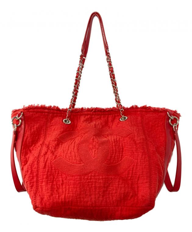 シャネル　2個セット 中古・古着通販】CHANEL (シャネル) 2WAYチェーン ラージ ショッピング