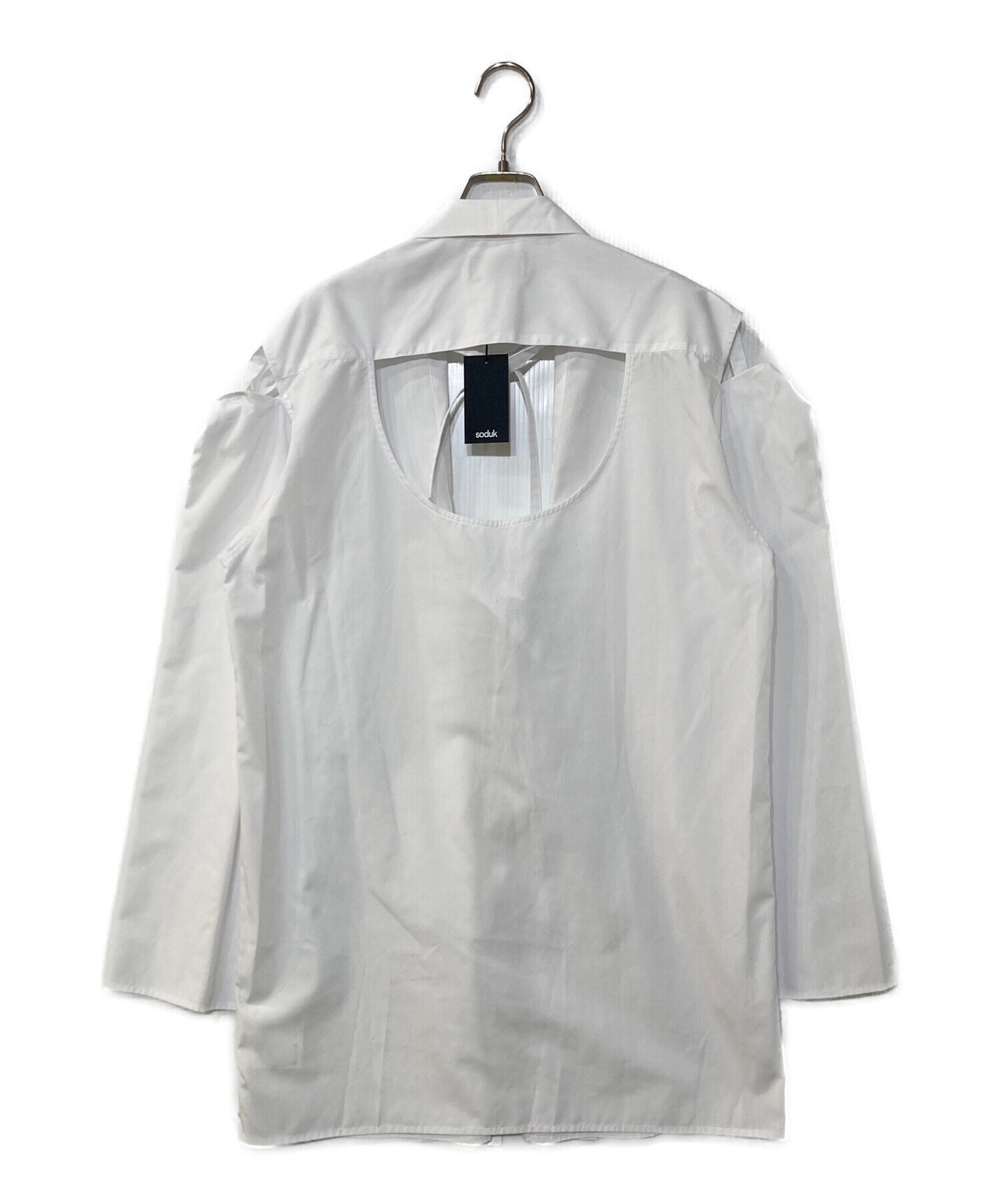 soduk スドーク パーカー F 緑 【古着】【中古】 中古・古着通販】soduk (スドーク) ribbon ribbon shirt ホワイト