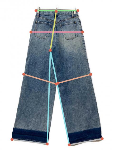 中古・古着通販】ENOF (イナフ) expandable denim pants デニムパンツ