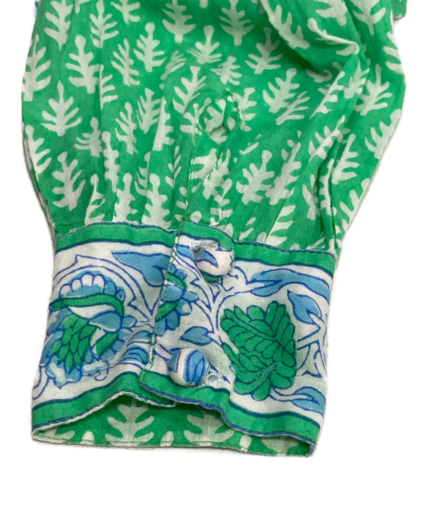 SZ blockprints エスゼットブロックプリント ワンピース 花柄 中古・古着通販】SZ Blockprints (エスゼットブロックプリント) Cotton
