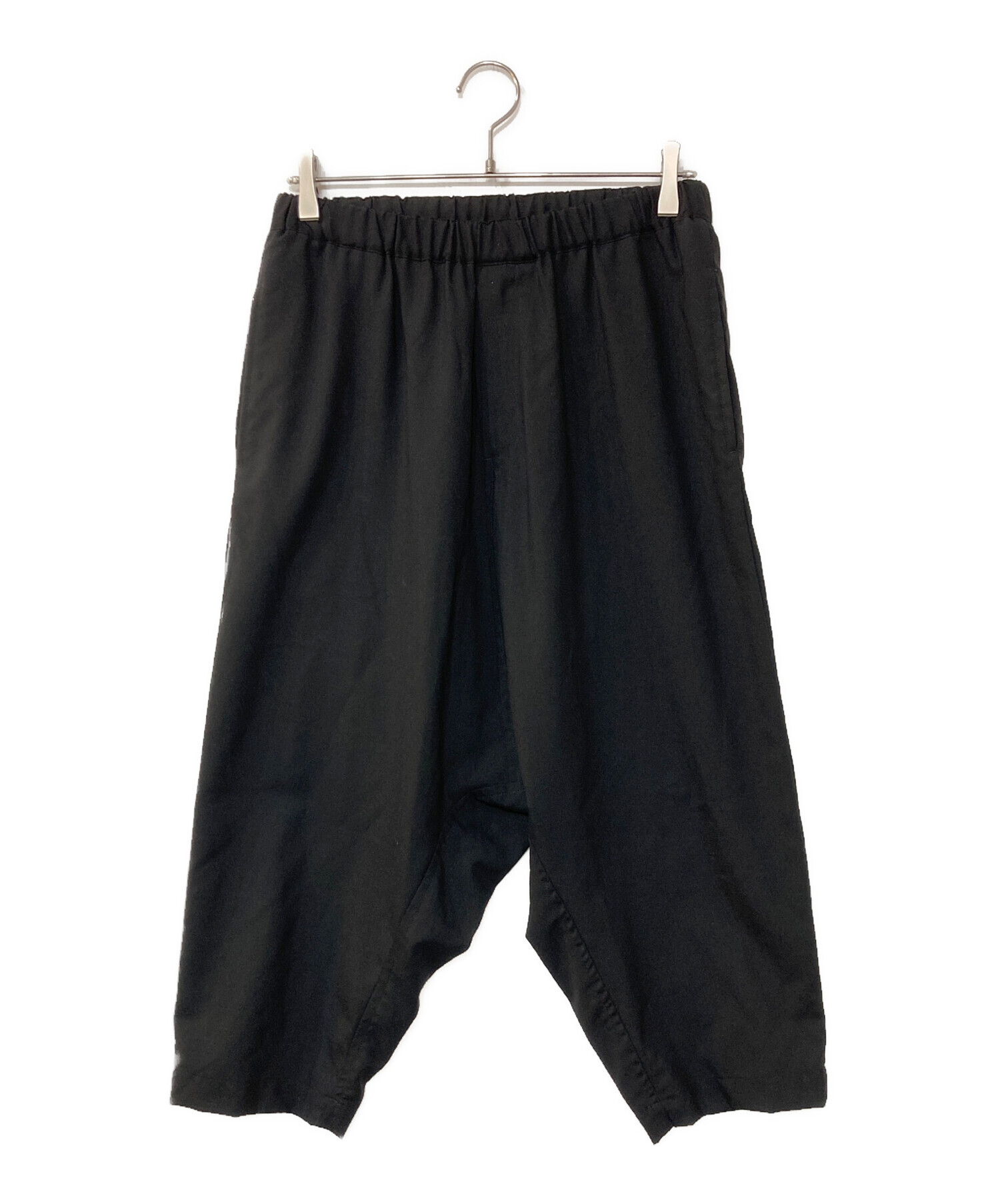 コムデギャルソン 2015AW 立体 ドローストリング ワイドパンツ 中古・古着通販】BLACK COMME des GARCONS (ブラックコムデギャルソン