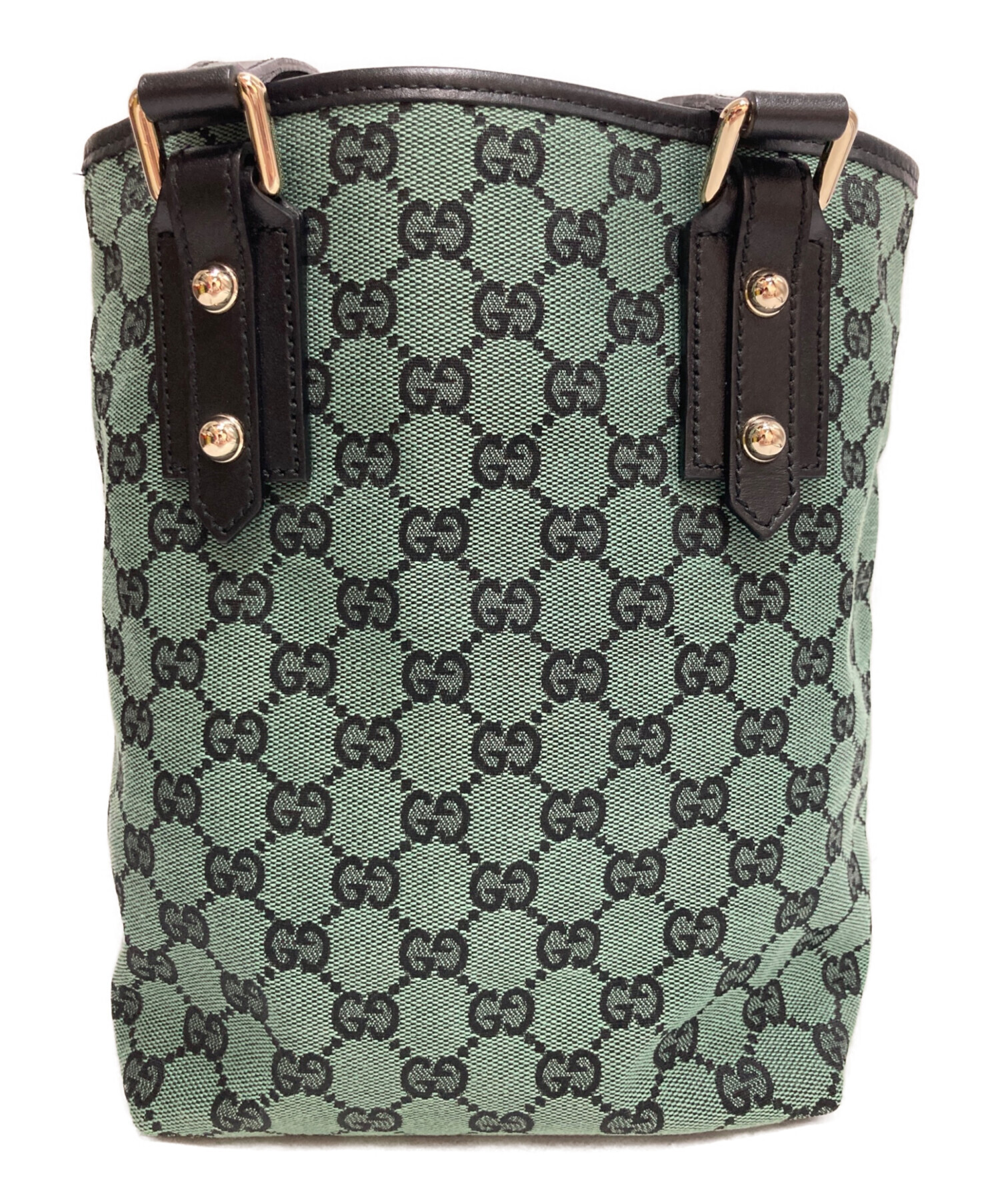中古・古着通販】GUCCI (グッチ) GGキャンバスミニトートバック 257250