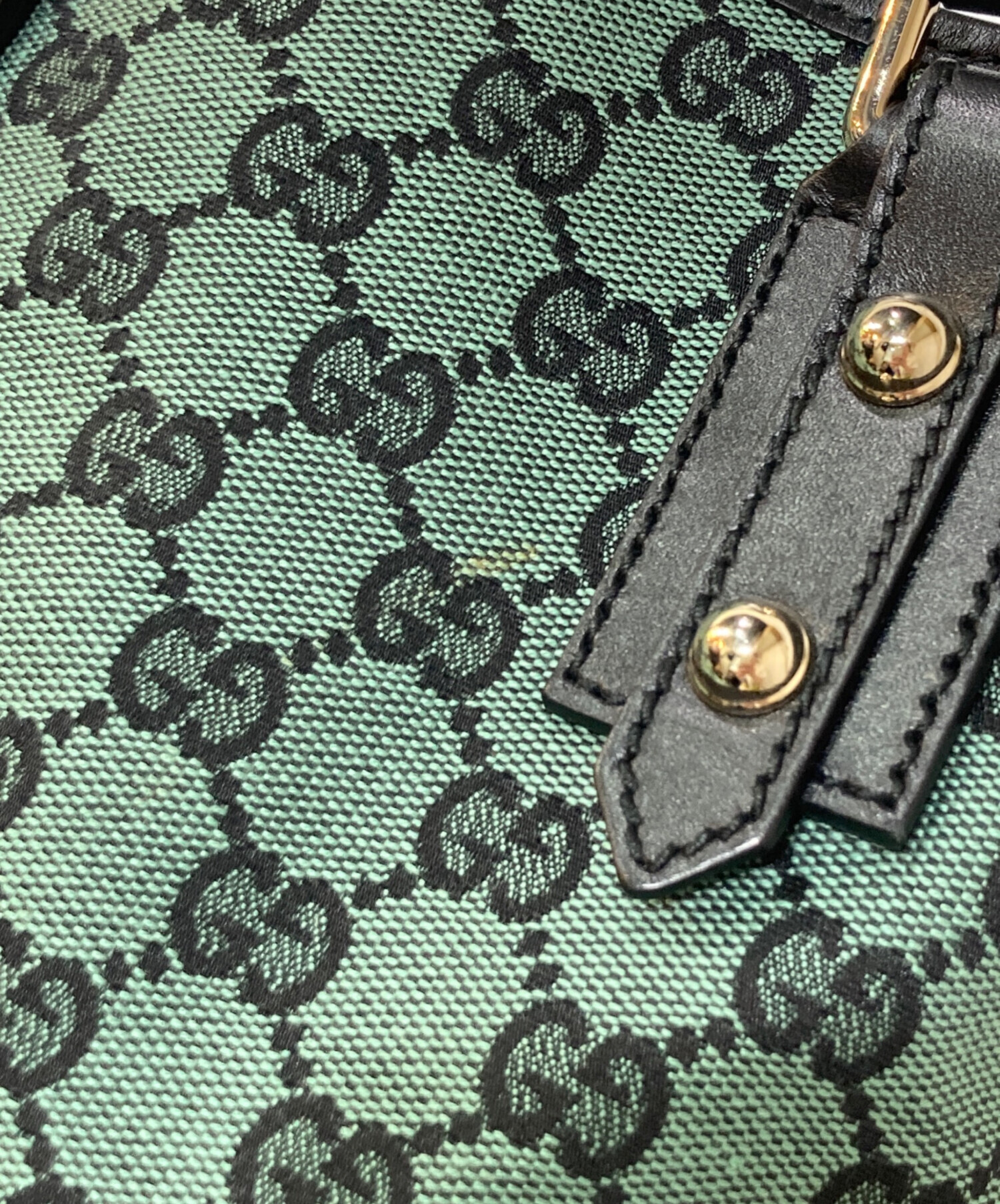 中古・古着通販】GUCCI (グッチ) GGキャンバスミニトートバック 257250
