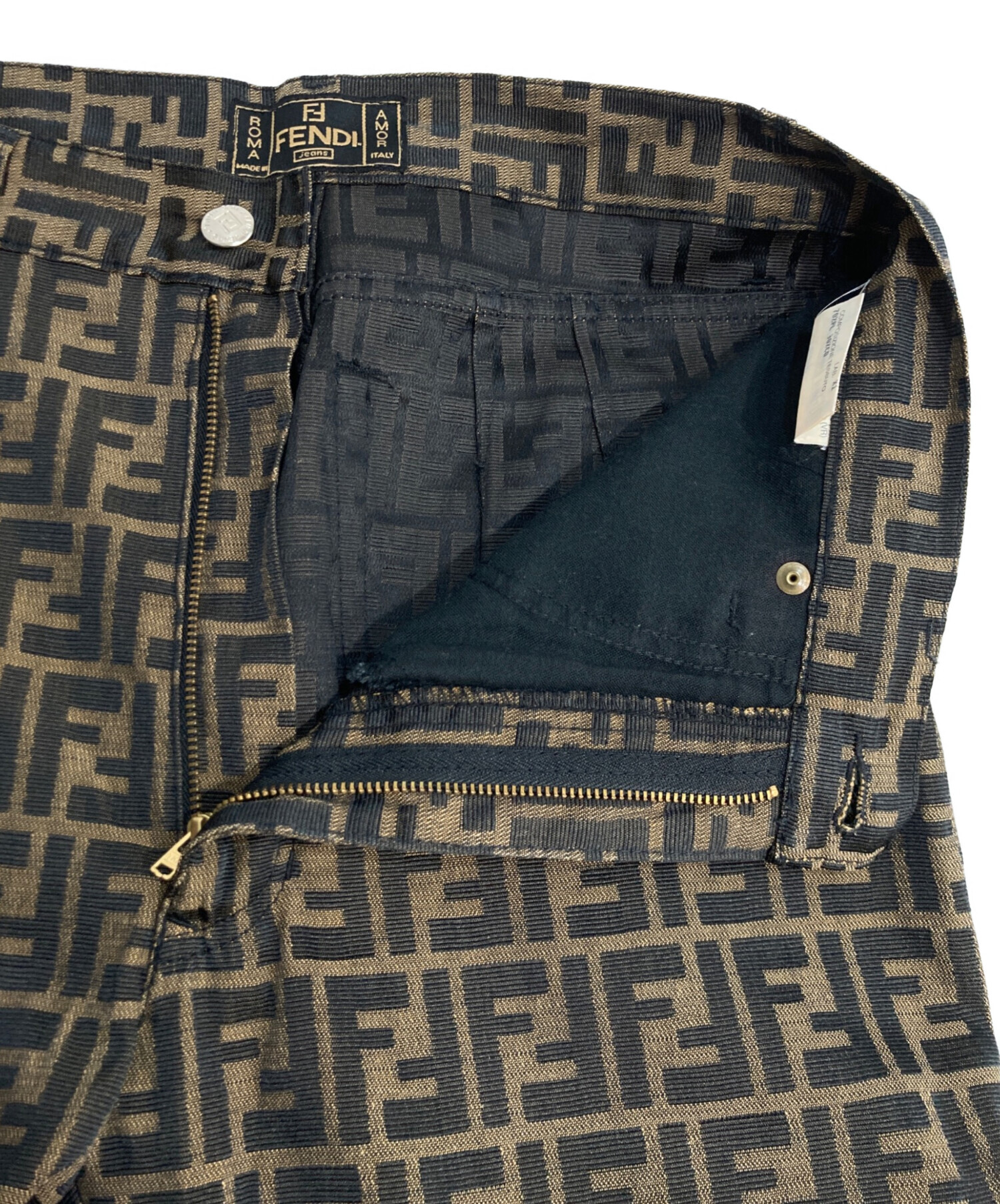 え*ン様 Fendiズッカ柄ジーンズ 中古・古着通販】FENDI JEANS (フェンディ ジーンズ) ズッカ柄