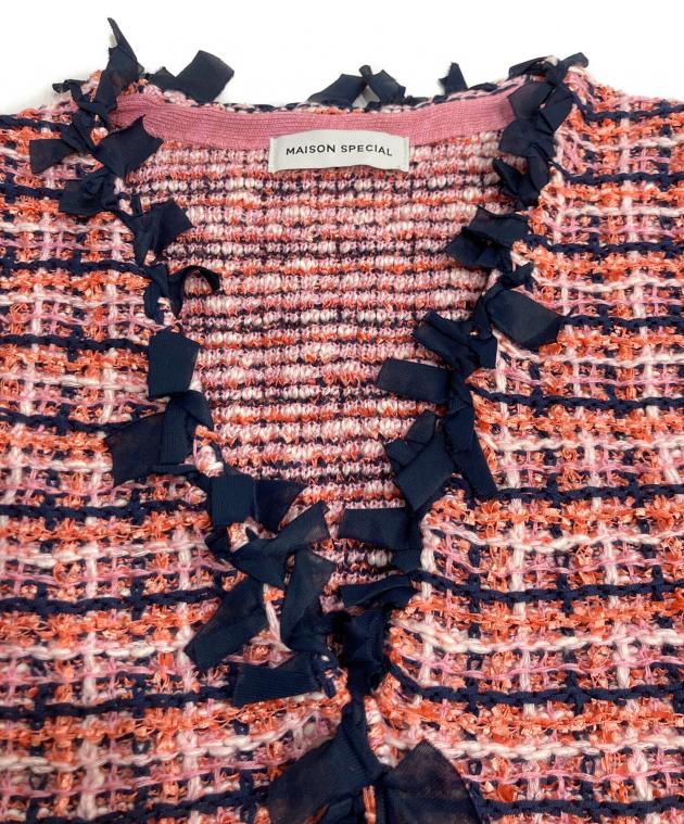 中古・古着通販】MAISON SPECIAL (メゾンスペシャル) Tweed Knit Vest