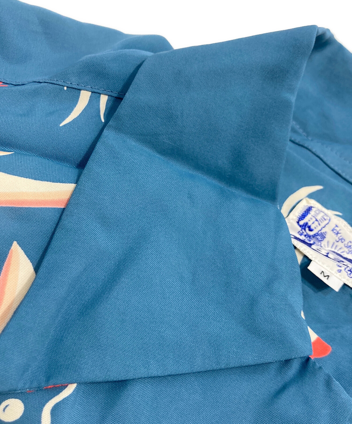 中古・古着通販】BEAMS (ビームス) 雷門アロハシャツ ブルー サイズ:M