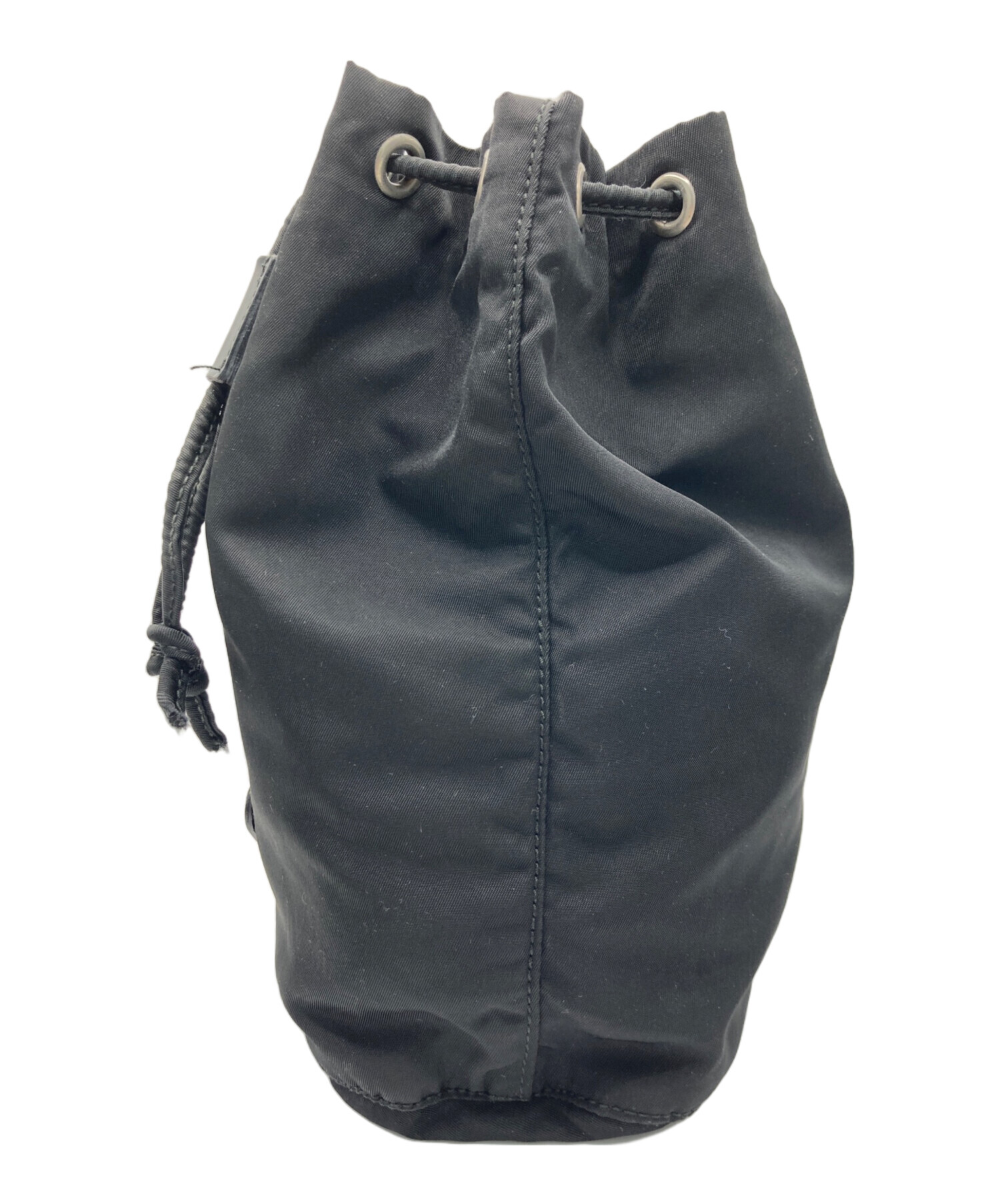 【期間限定値下】PRADA　プラダ　トライアングル　ナイロン　ポーチ 中古・古着通販】PRADA (プラダ) トライアングルロゴナイロンポーチ