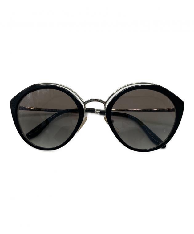 PRADA ブラック キャットアイ サングラス　最終価格 中古・古着通販】PRADA (プラダ) キャットアイ サングラス ブラック