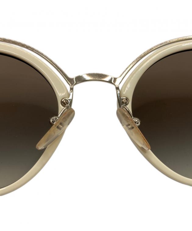 中古・古着通販】PRADA (プラダ) キャットアイ サングラス ブラック