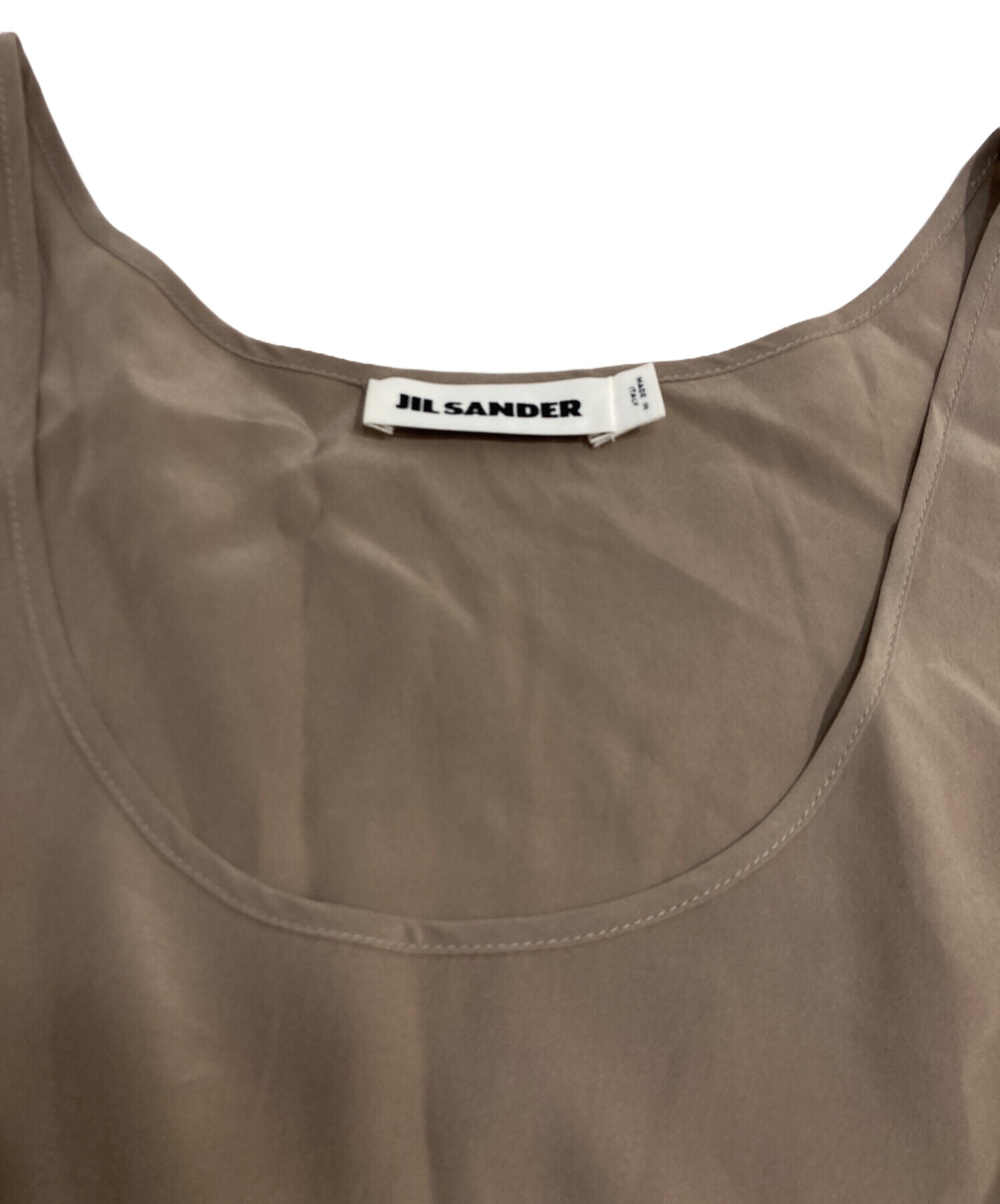 中古・古着通販】JIL SANDER (ジルサンダー) シルクノースリーブ