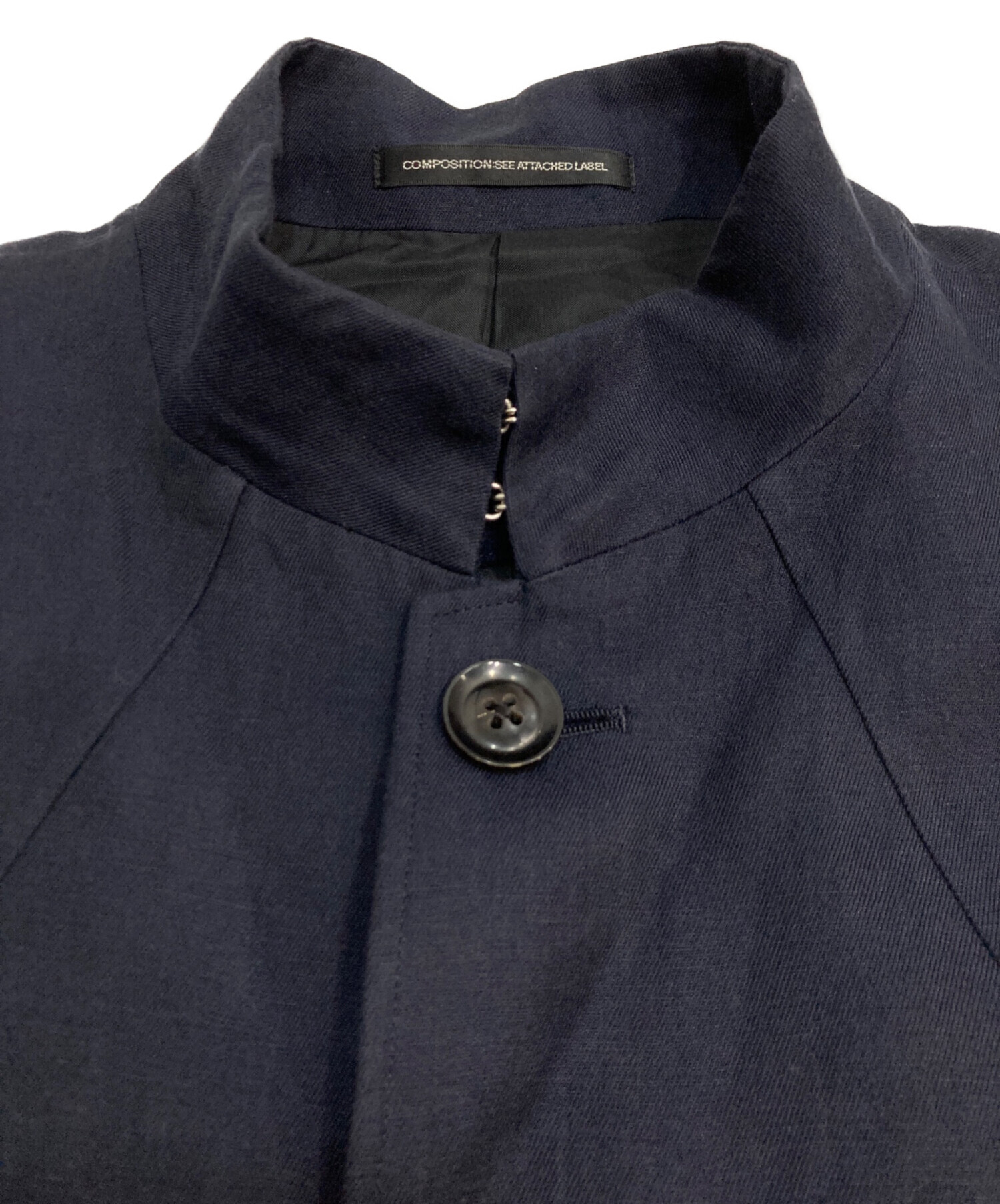 90s Y’s for men サファリジャケット ネイビー 中古・古着通販】Y's for men (ワイズフォーメン) リネンミリタリー