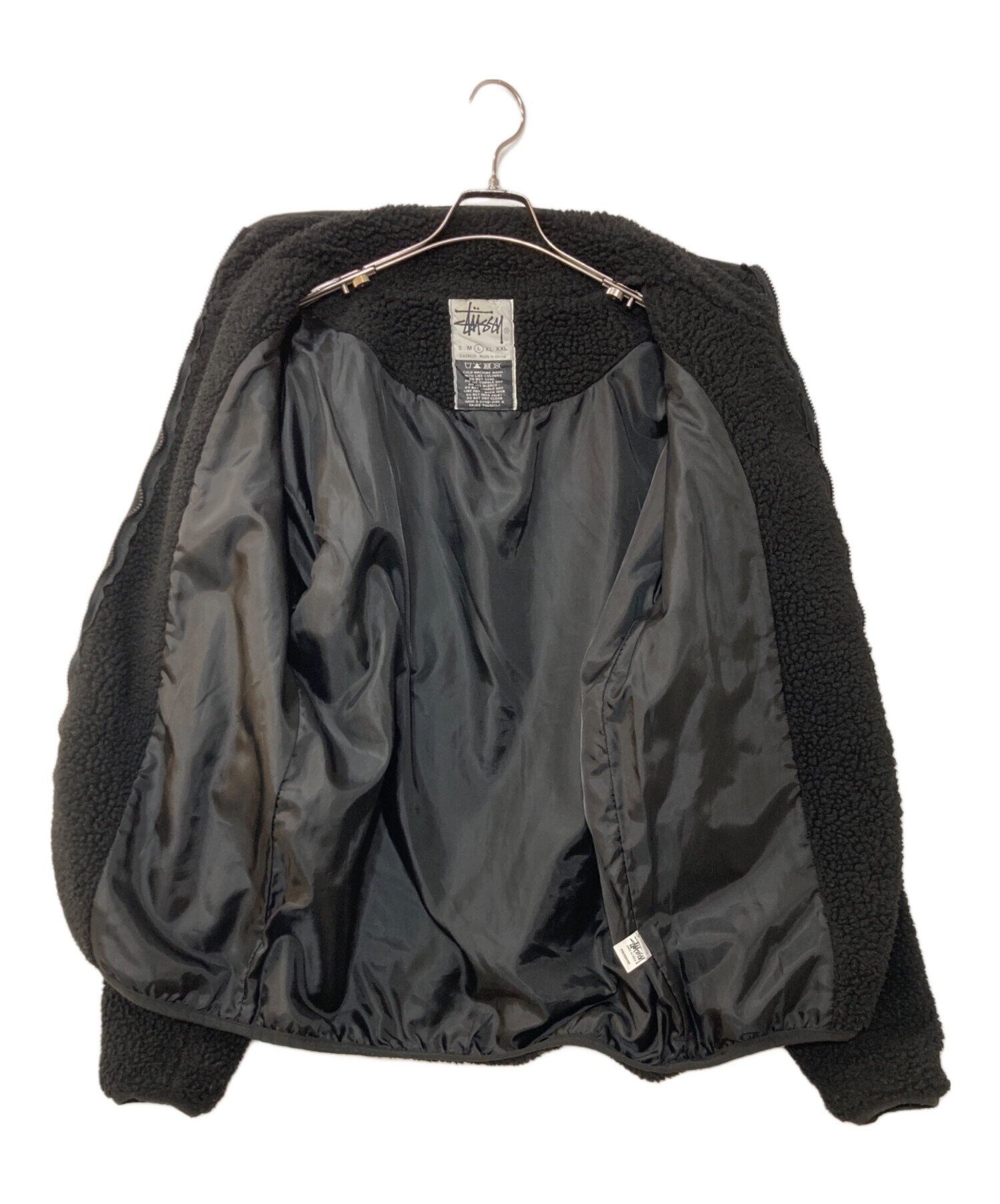 専用です。他の方ご購入不可STUSSY ボアスタジャン M サイズ 中古・古着通販】stussy (ステューシー) ボアジャケット ブラック