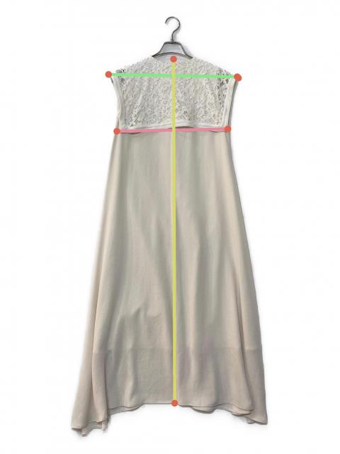 中古・古着通販】acka (エーシーケーエー) LACE NO SLEEVE ONE-PIECE