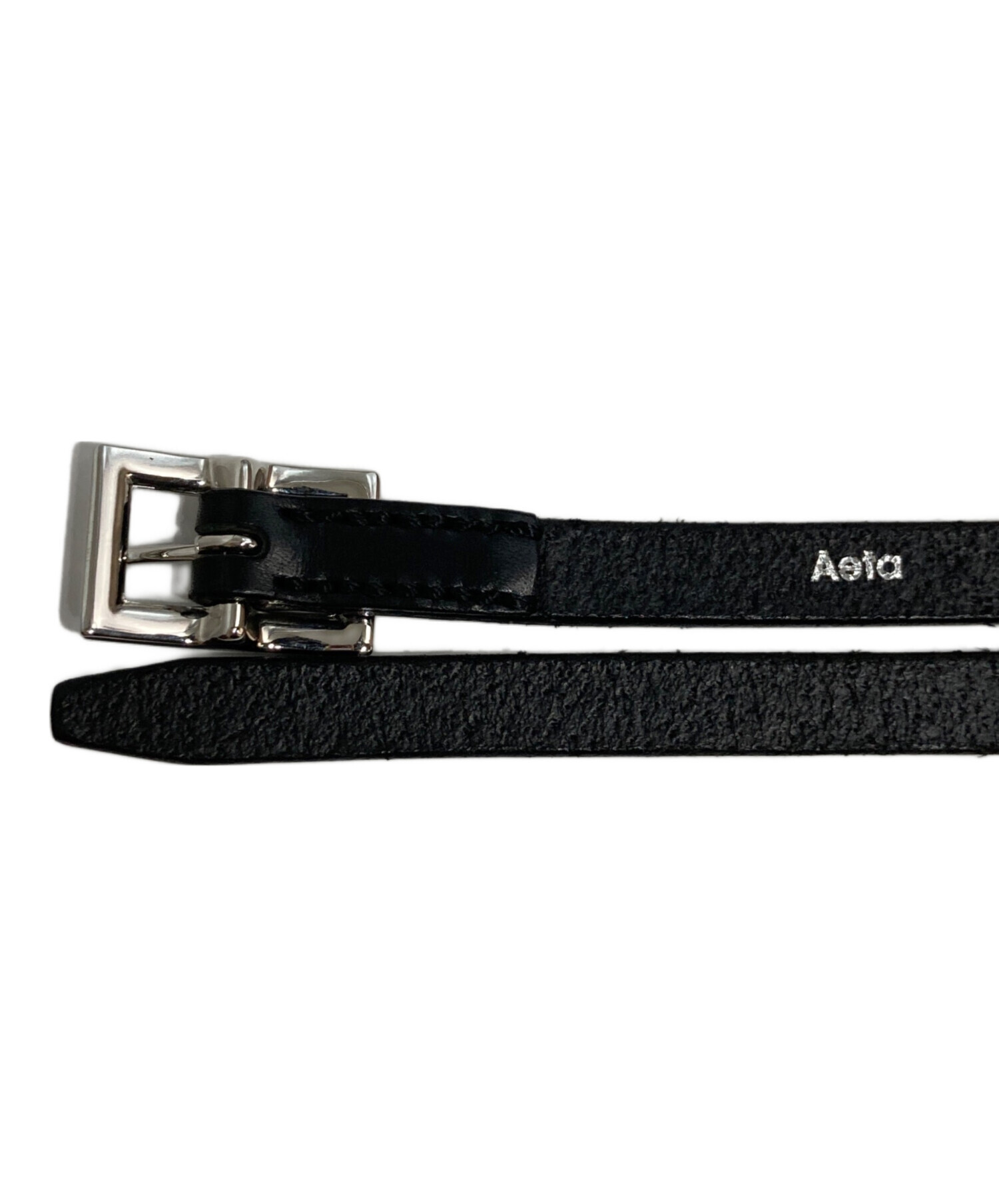 中古・古着通販】Aeta (アエタ) SQUARE BUCKLE BELT スクエアバックル