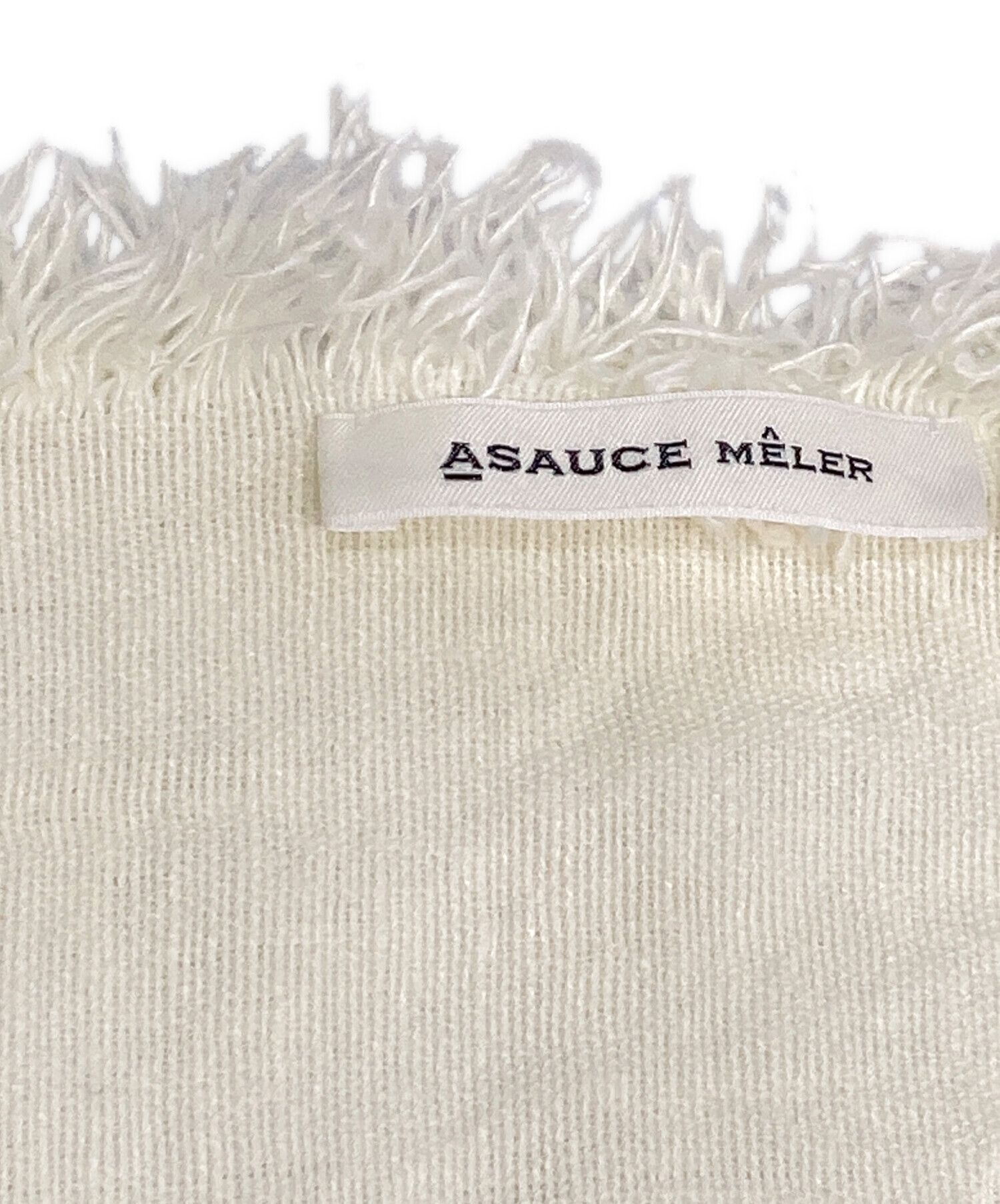 中古・古着通販】ASAUCE MELER (アソースメレ) 大判リネンストール