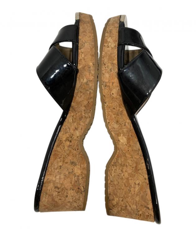 中古・古着通販】JIMMY CHOO (ジミーチュウ) クロスストラップエナメル