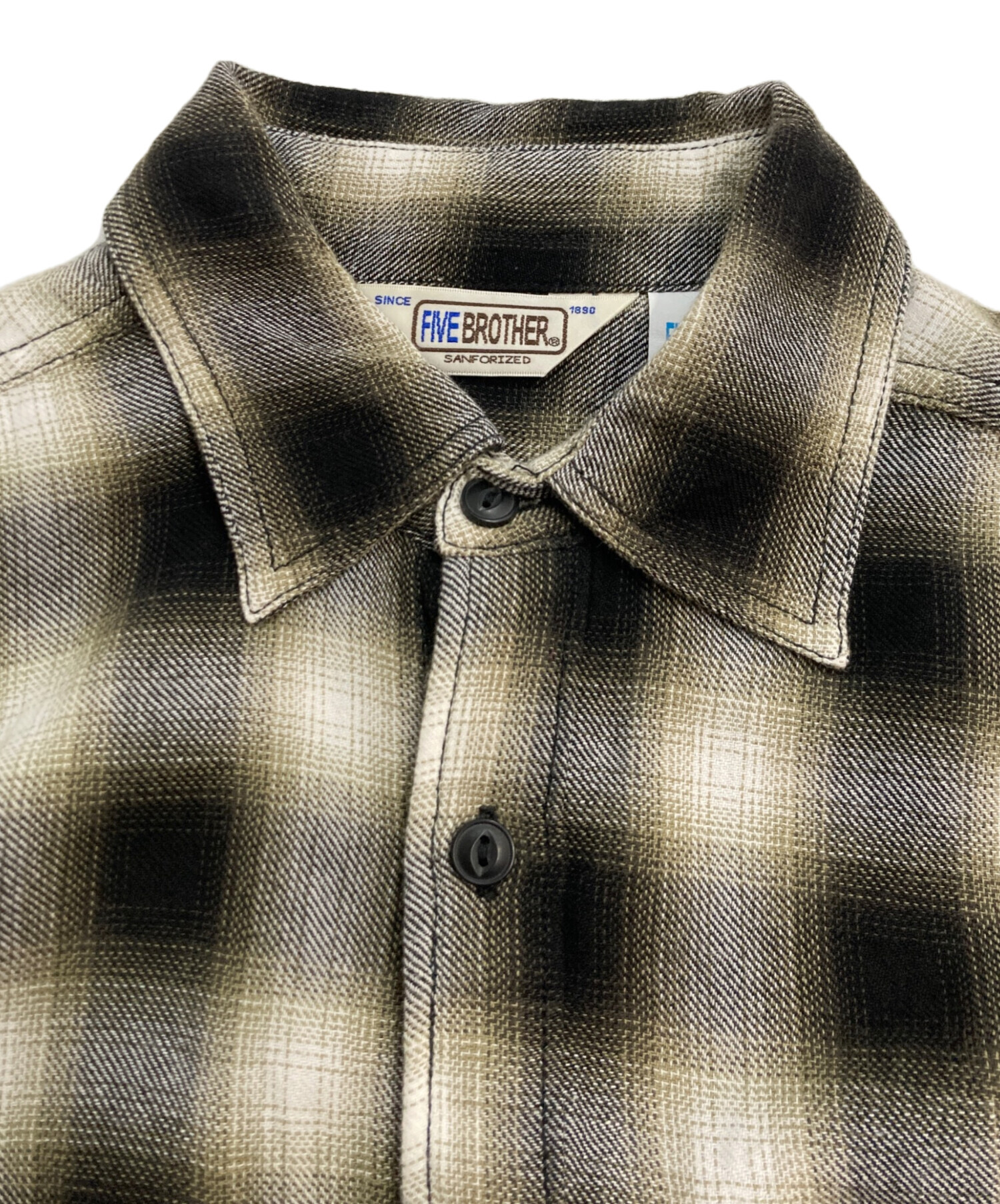 中古・古着通販】FIVE BROTHER (ファイブブラザー) オンブレチェック