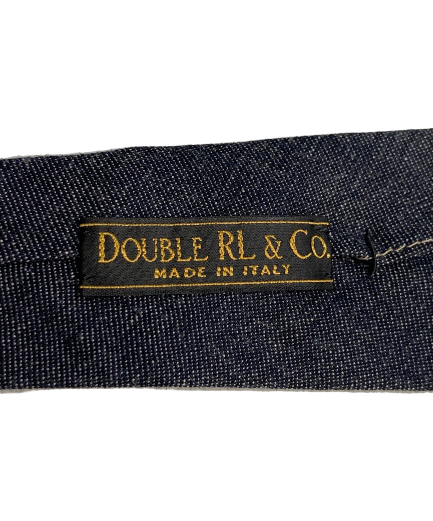 中古・古着通販】RRL (ダブルアールエル) デニムネクタイ インディゴ