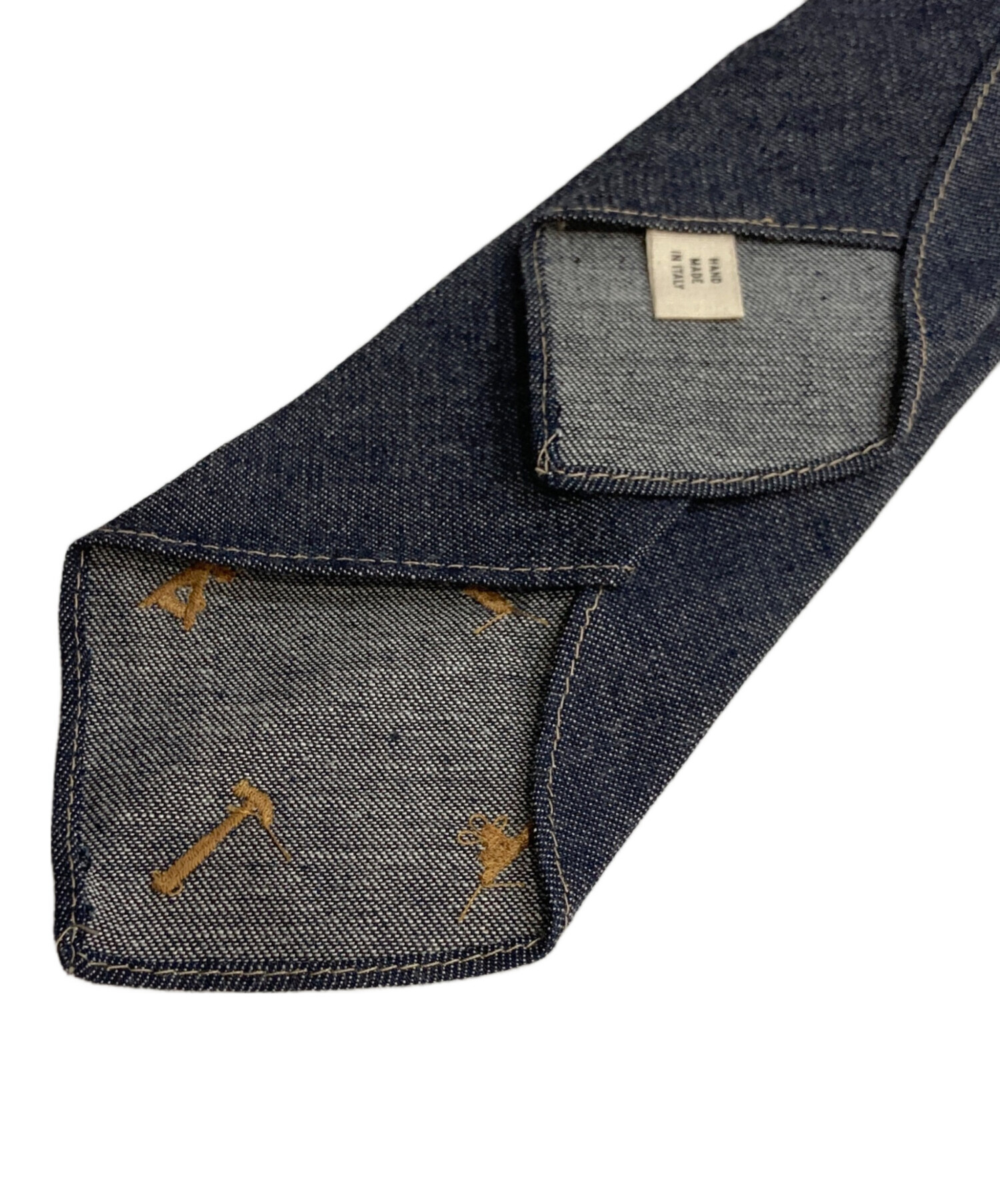 中古・古着通販】RRL (ダブルアールエル) デニムネクタイ インディゴ
