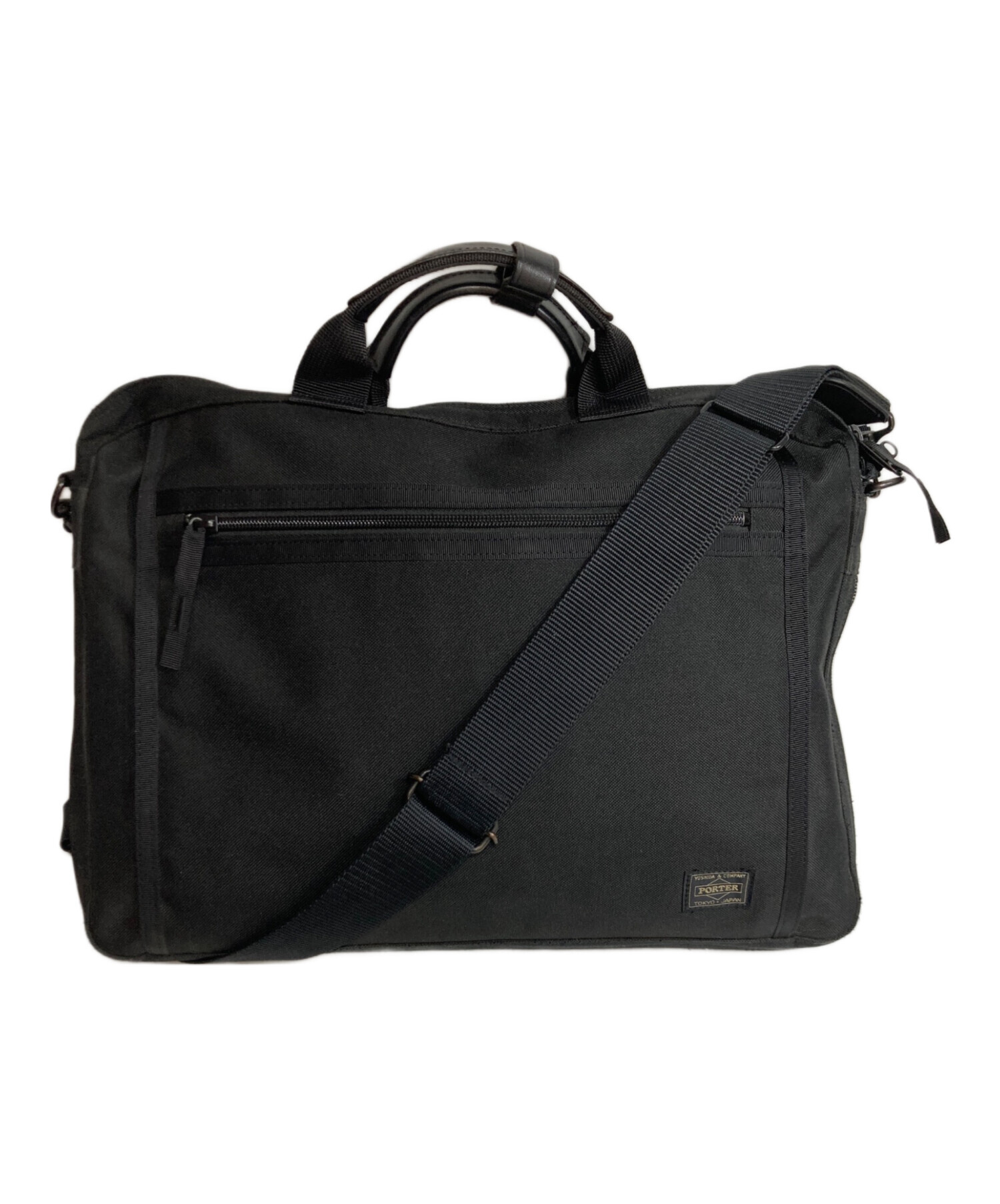 未使用 PORTER / CLIP 2WAY BRIEFCASE ポーター 黒 中古・古着通販】PORTER (ポーター) CLIP 2WAY BRIEFCASE ブラック