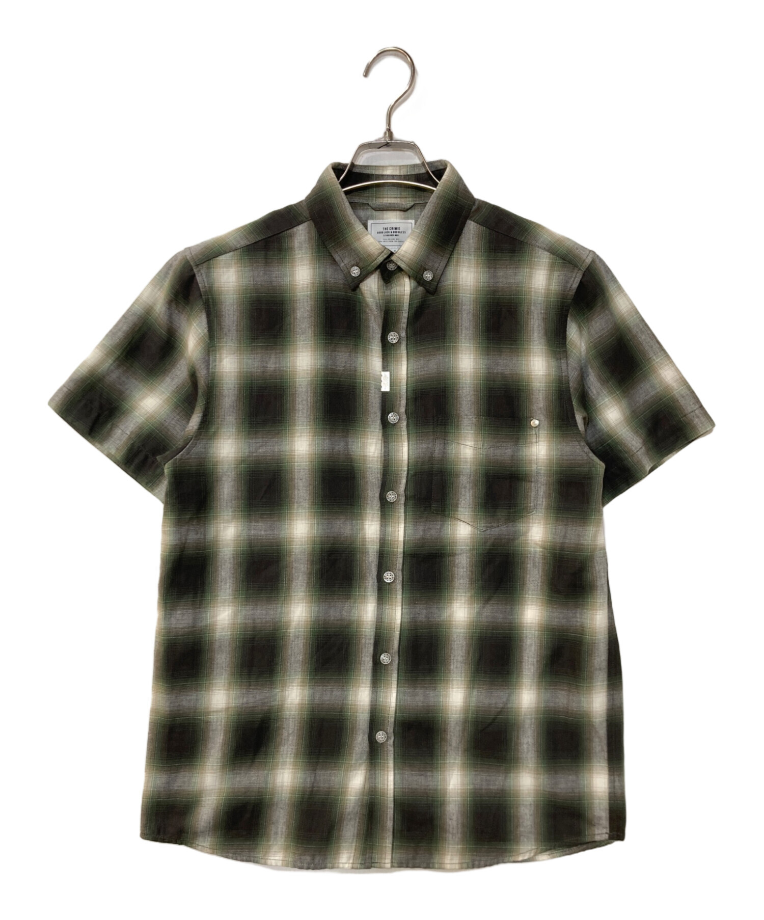 THE CRIMIE クライミー オープンカラーシャツ オンブレチェック 中古・古着通販】THE CRIMIE (ザ クライミー) オンブレチェックシャツ