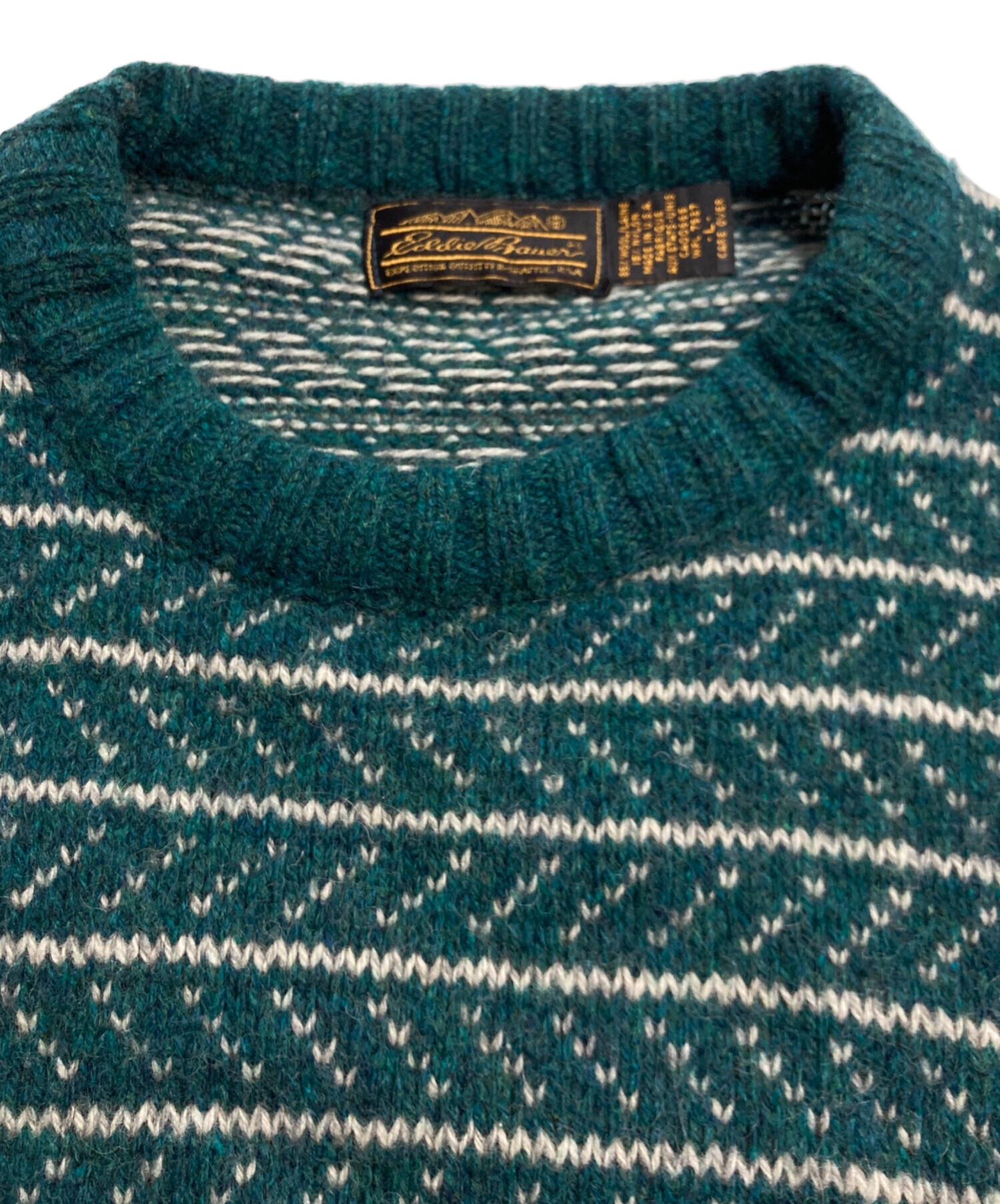 中古・古着通販】Eddie Bauer (エディーバウアー) バーズアイニット