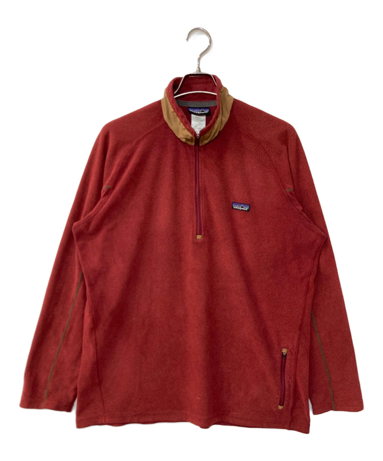 patagonia パフボール ベスト レッド　ハーフジップ アウトドア 中古・古着通販】Patagonia (パタゴニア) ハーフジップスウェット