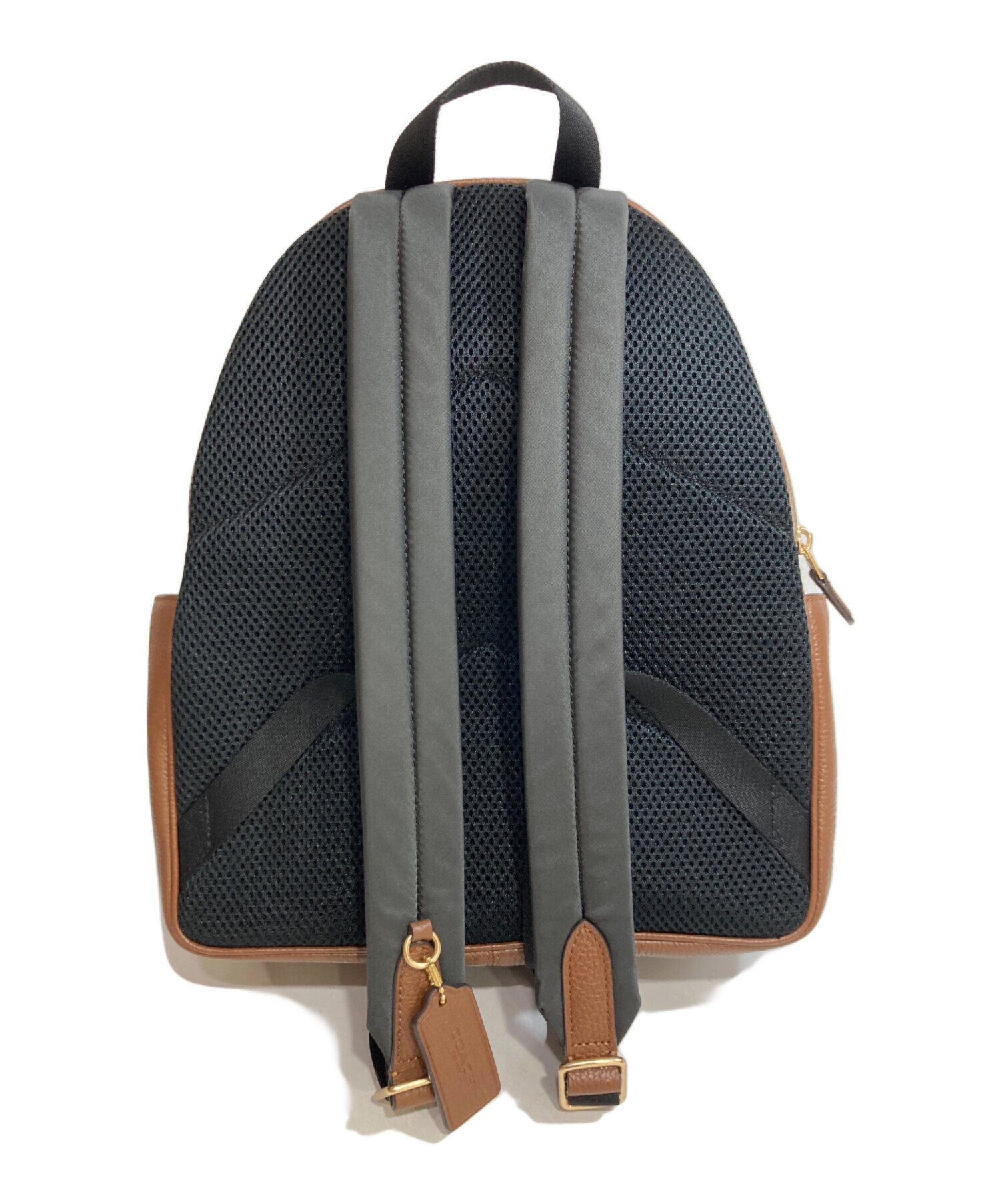 中古・古着通販】COACH (コーチ) シグネチャーバックパック ベージュ