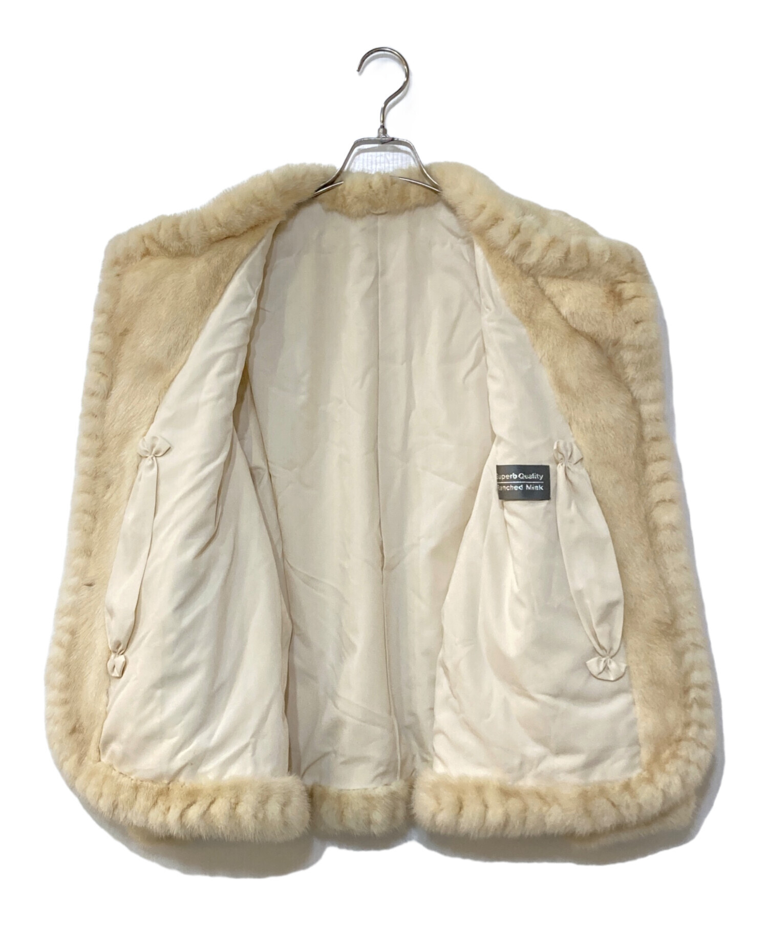 中古・古着通販】SAGA MINK (サガミンク) ファージャケット ホワイト