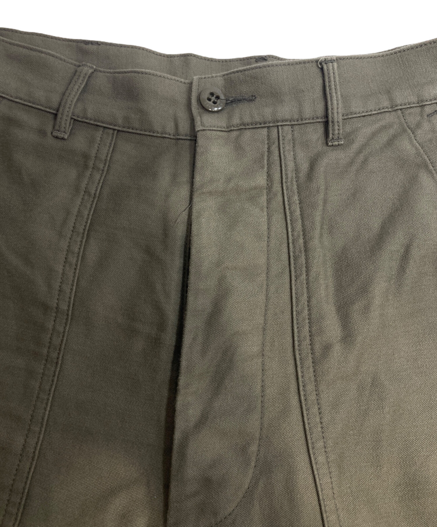 中古・古着通販】HYKE (ハイク) BACK SATIN BAKER PANTS ベイカー