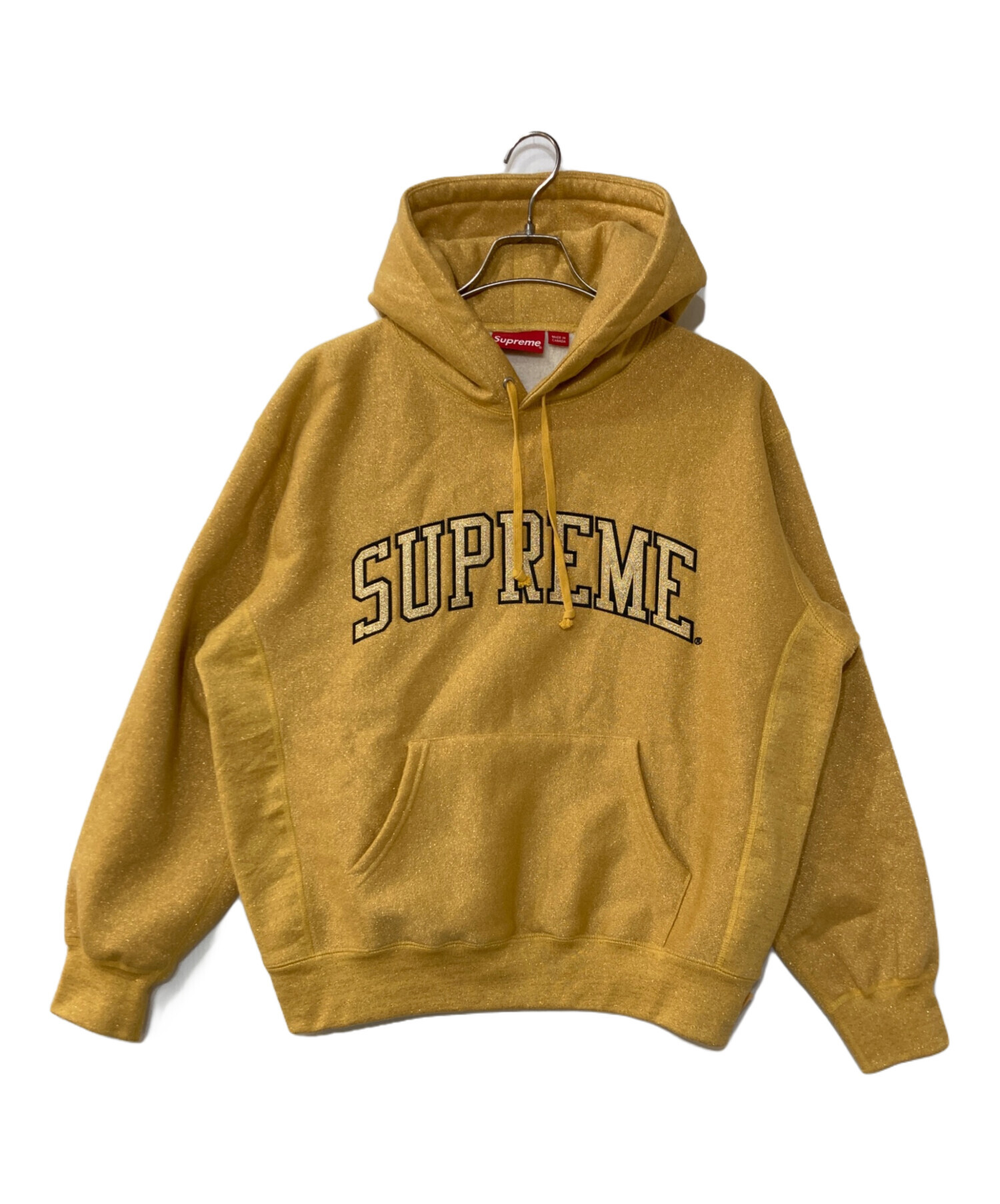 SUPREME シュプリーム アーチロゴ パーカー S 中古・古着通販】SUPREME (シュプリーム) グリッターアーチロゴ