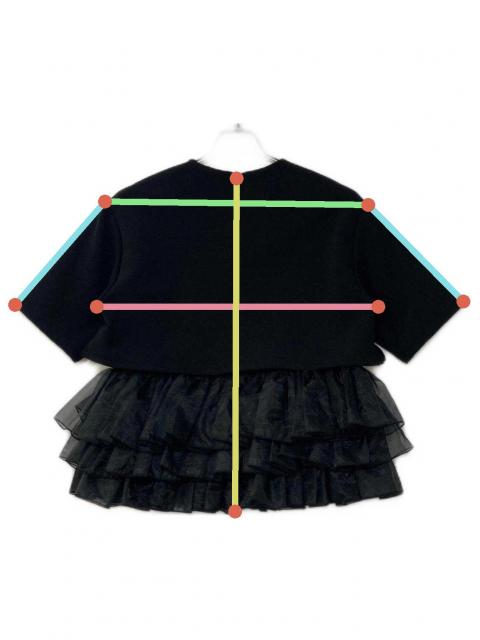 中古・古着通販】Bluelea (ブルレア) Hem tulle docking pullover