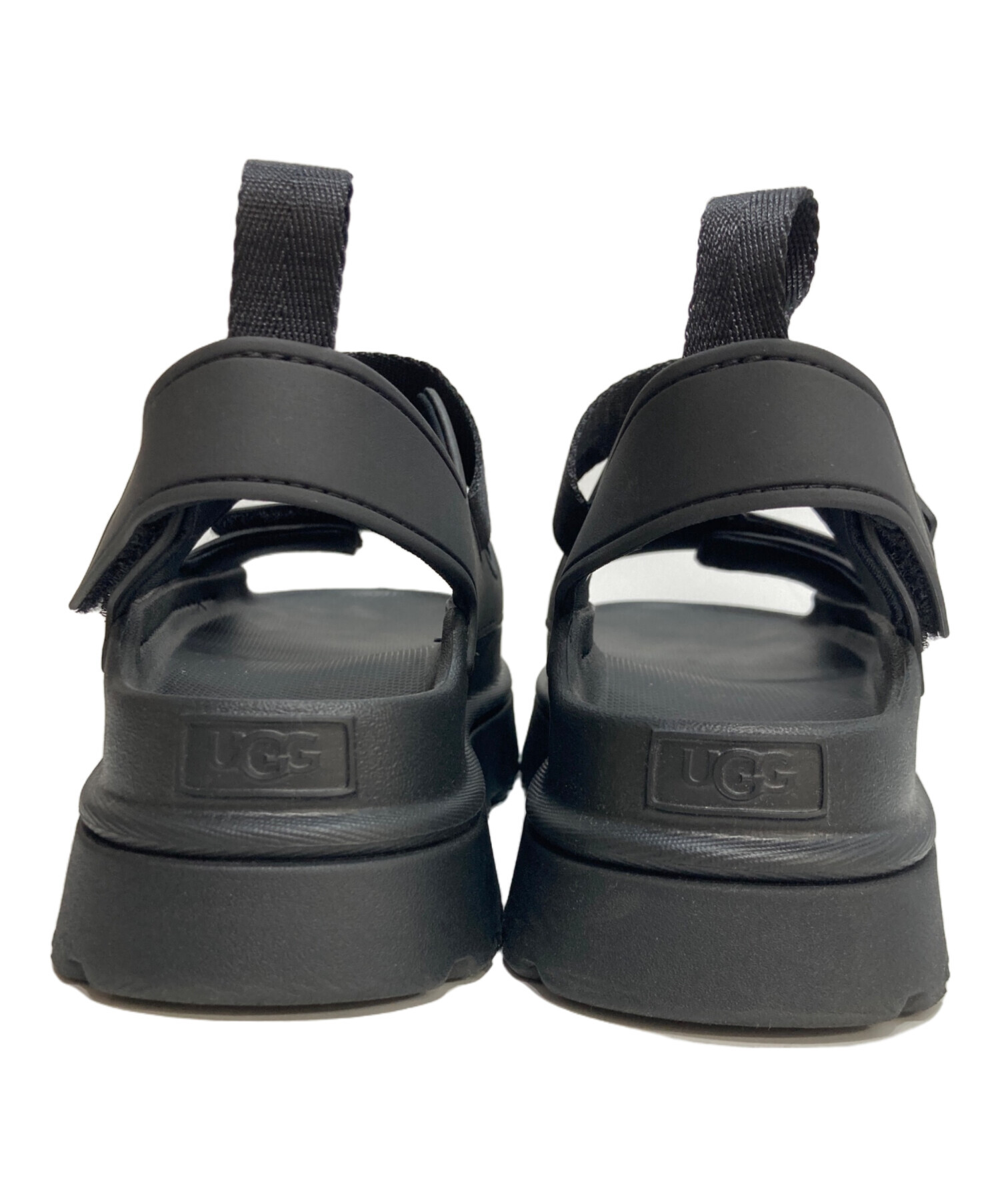 USED 美品 UGG アグ　ゴールデングロウサンダル ブラック 25 中古・古着通販】UGG (アグ) GOLDENGLOW BLACK ゴールデングロウ
