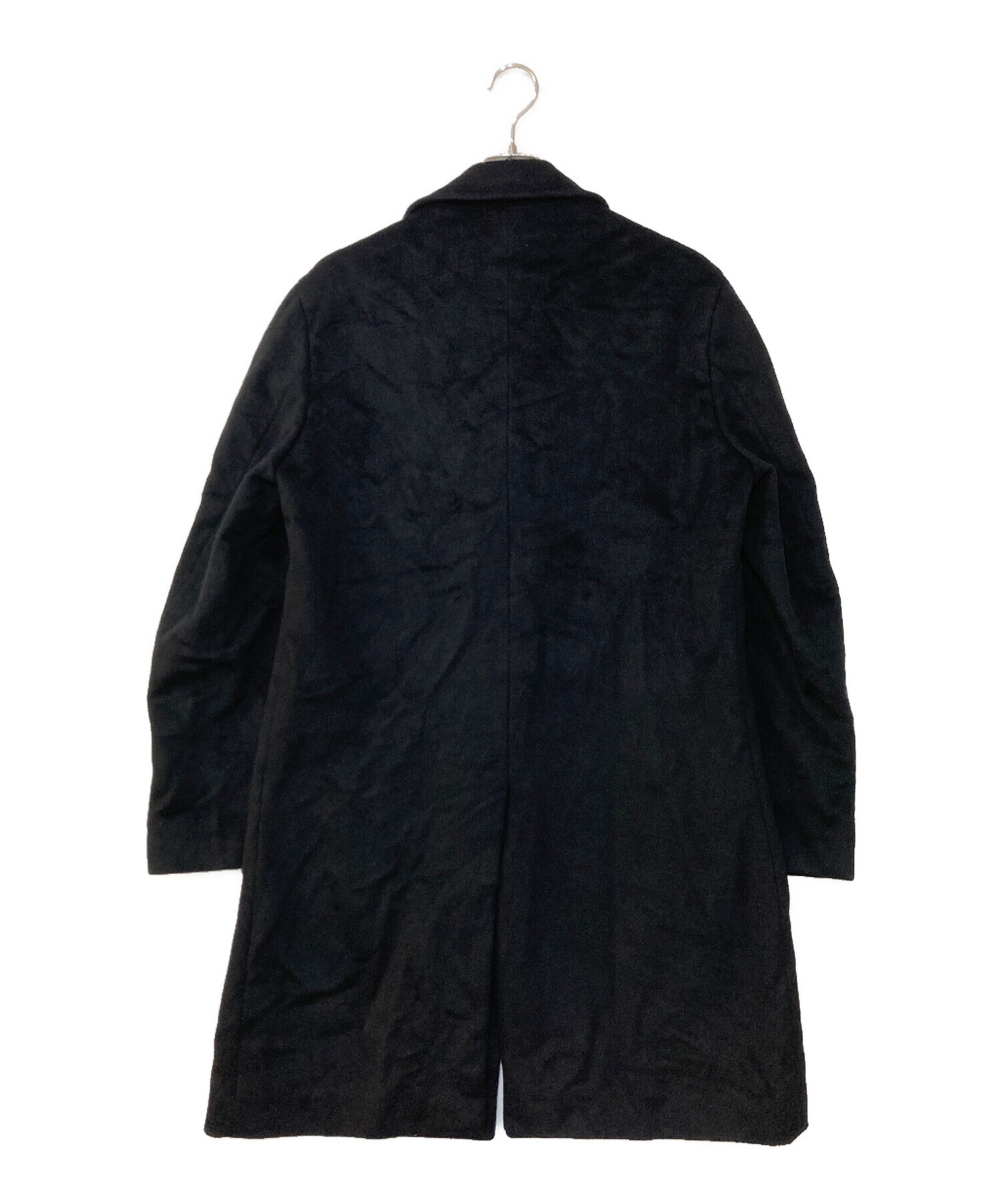 中古・古着通販】A.A.R (アール) ウールステンカラーコート ブラック 
