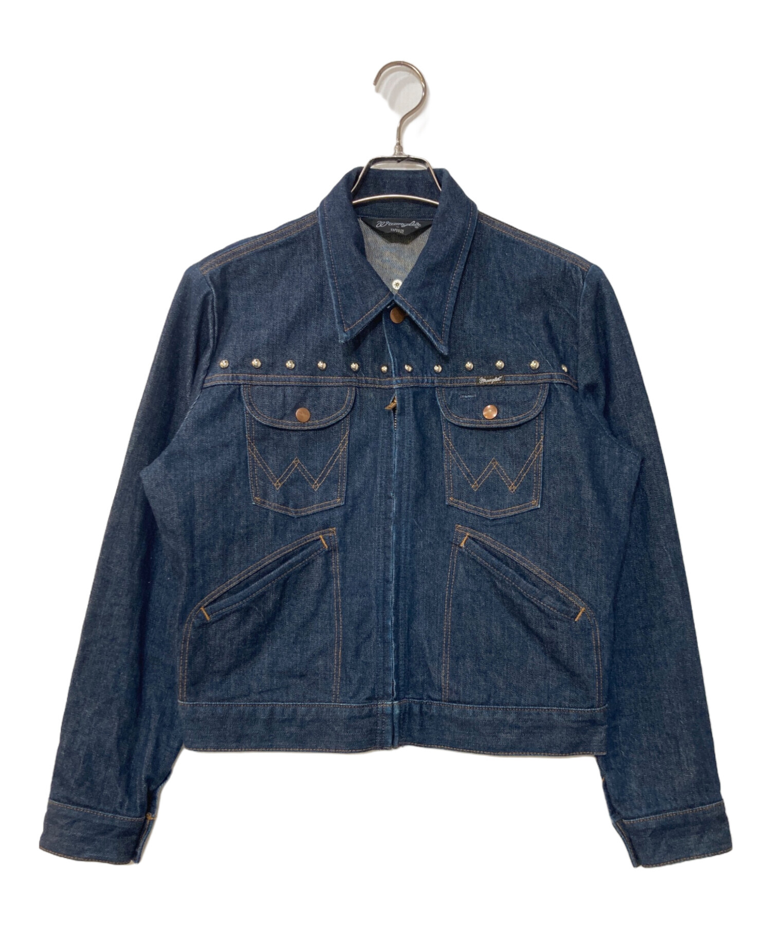 wrangler スタッズ　デニムジャケット　Sサイズ 中古・古着通販】Wrangler (ラングラー) Vaporize (ヴェイパライズ